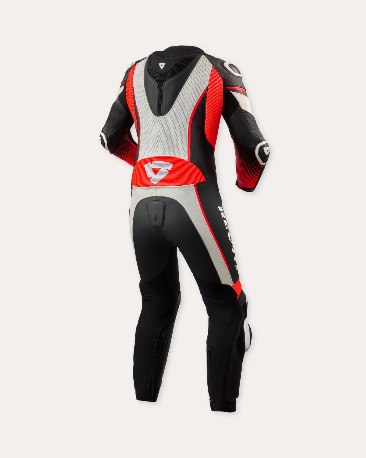 Back image: Xena 4 Ladies - White-Neon Red