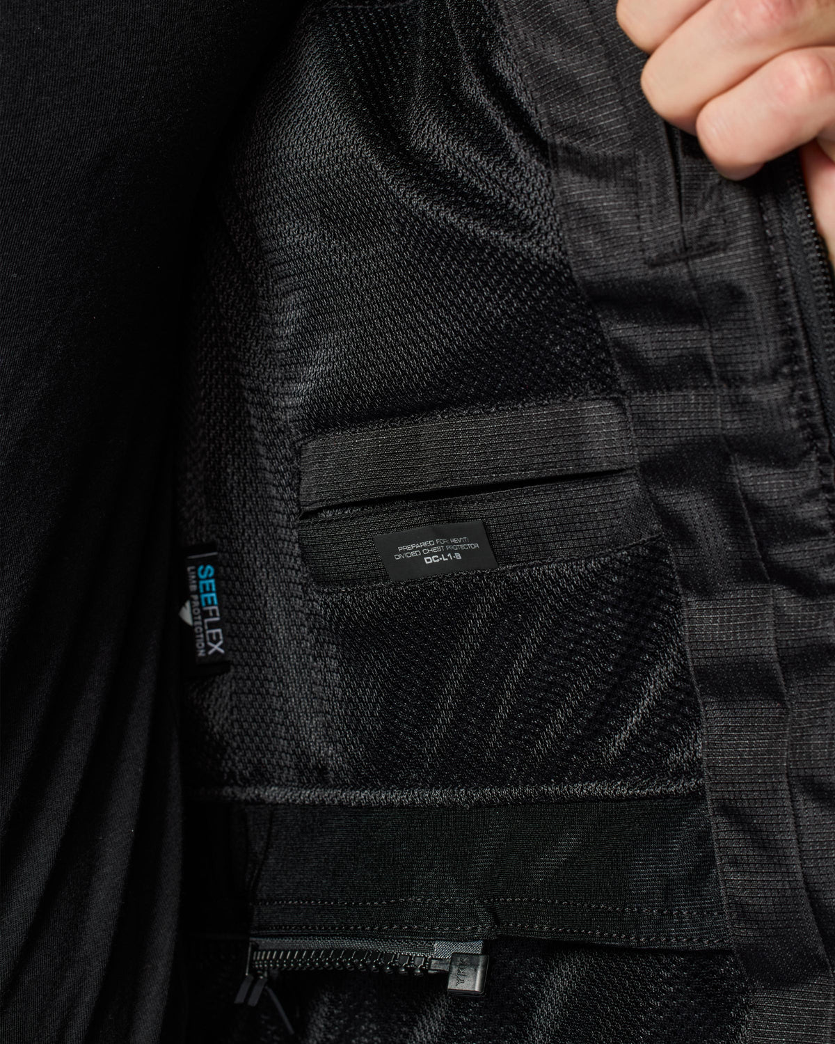 Jacket Hyperspeed 3 Pro | Black-White - Detail
