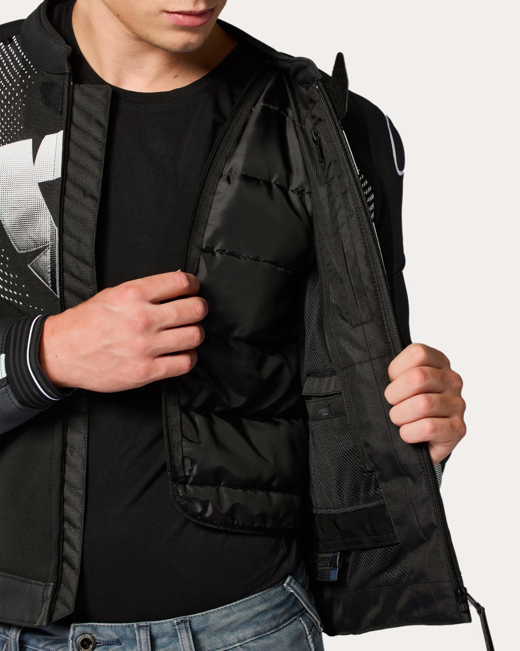 Jacket Hyperspeed 3 Air | Black-White - Detail