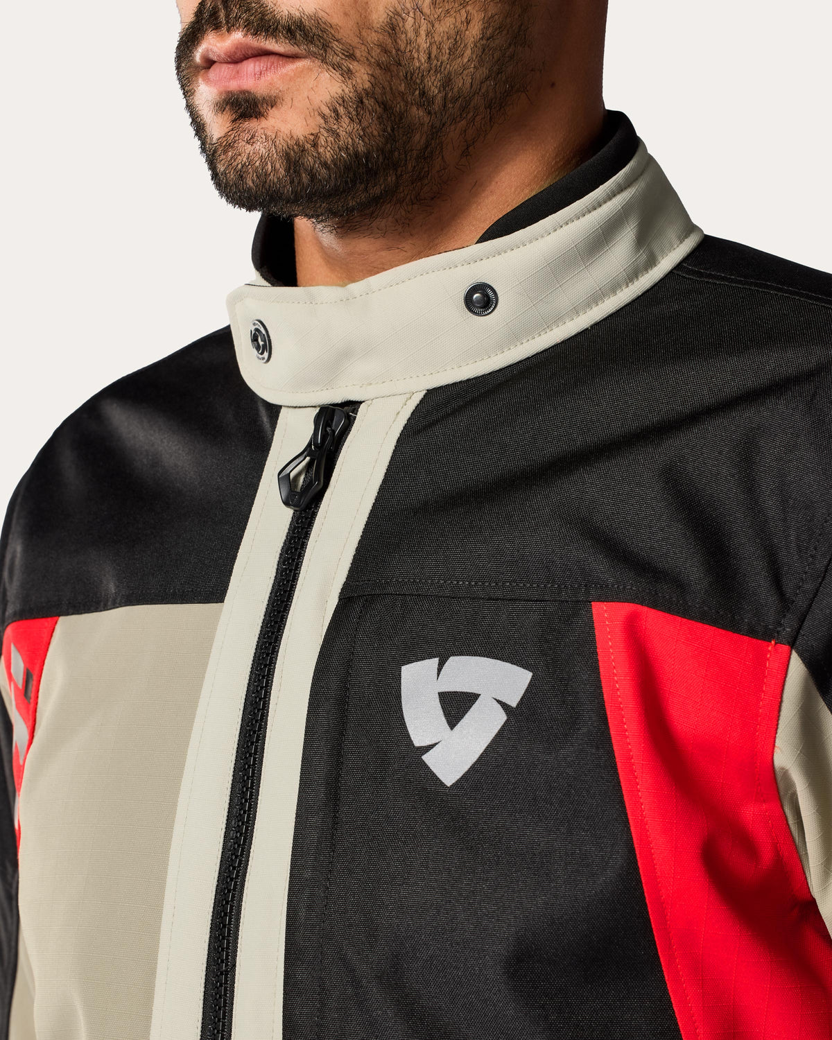Jacket Convergent H2O | Red-Black - Detail