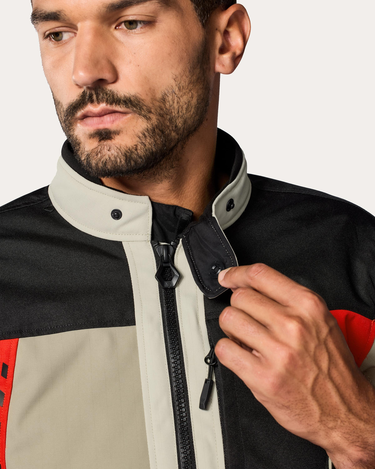 Jacket Convergent H2O | Red-Black - Detail