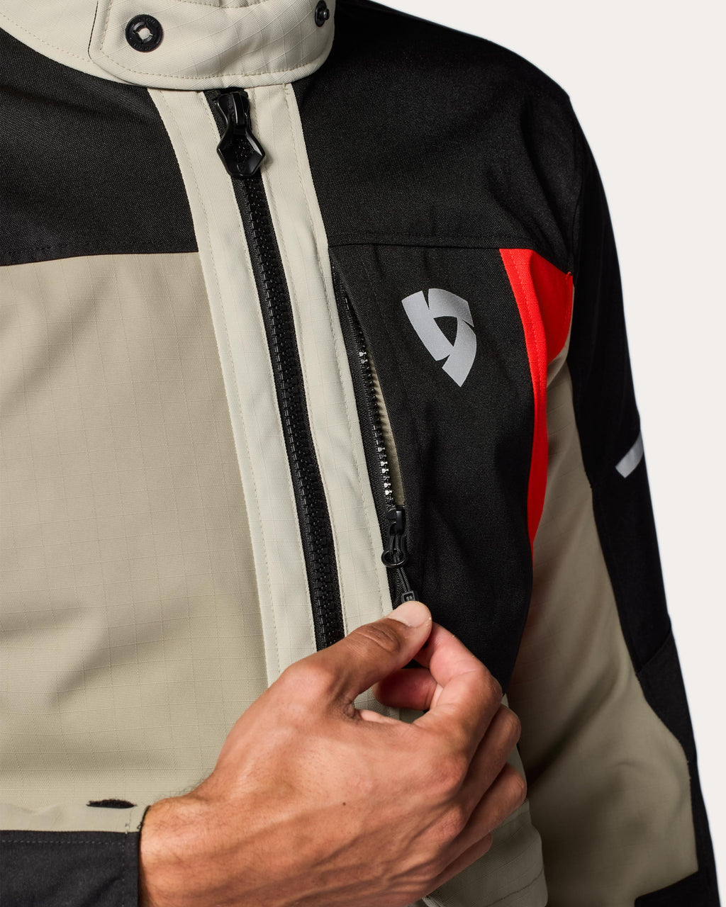 Jacket Convergent H2O | Red-Black - Detail