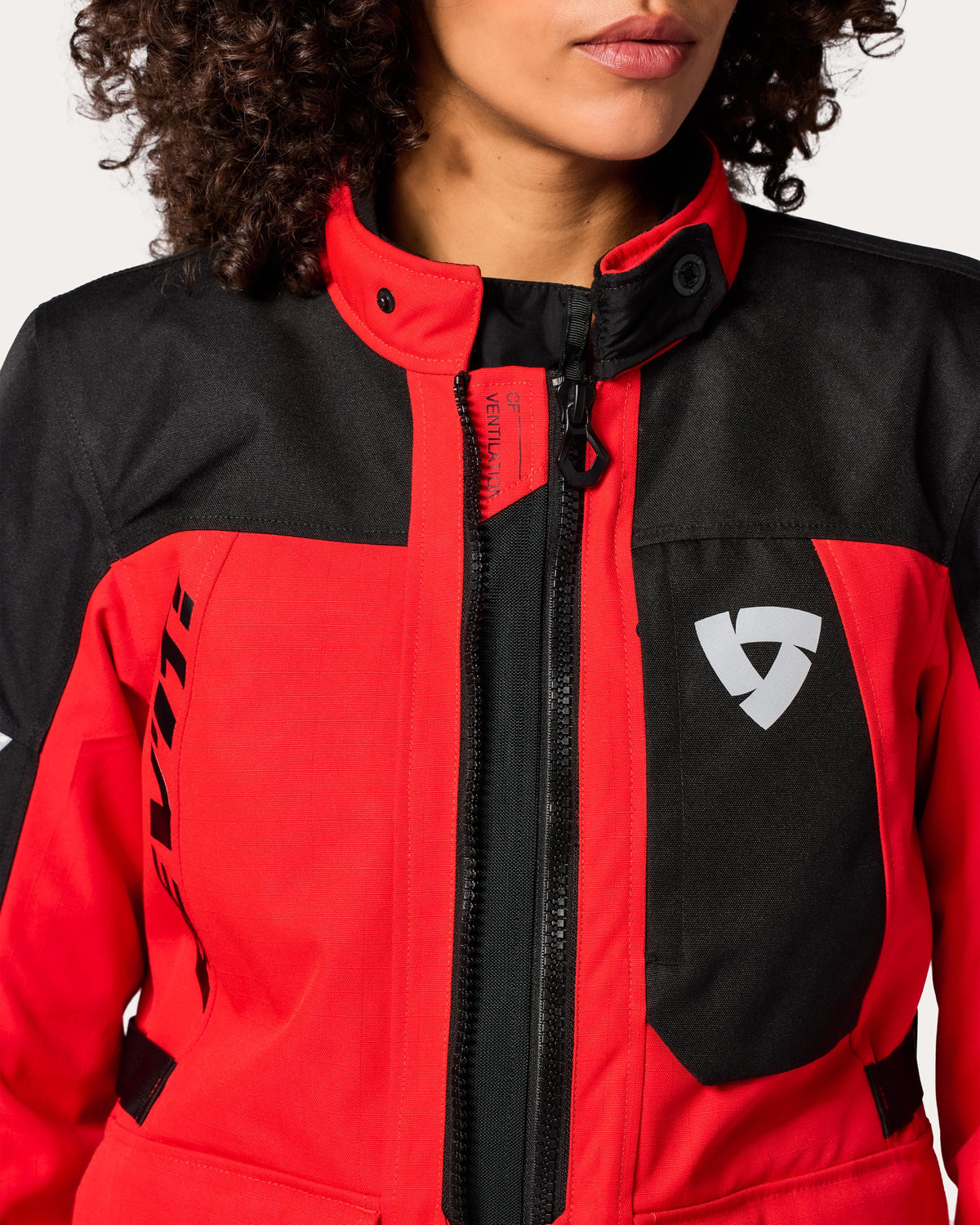 Jacket Convergent H2O Ladies | Silver-Black - Detail