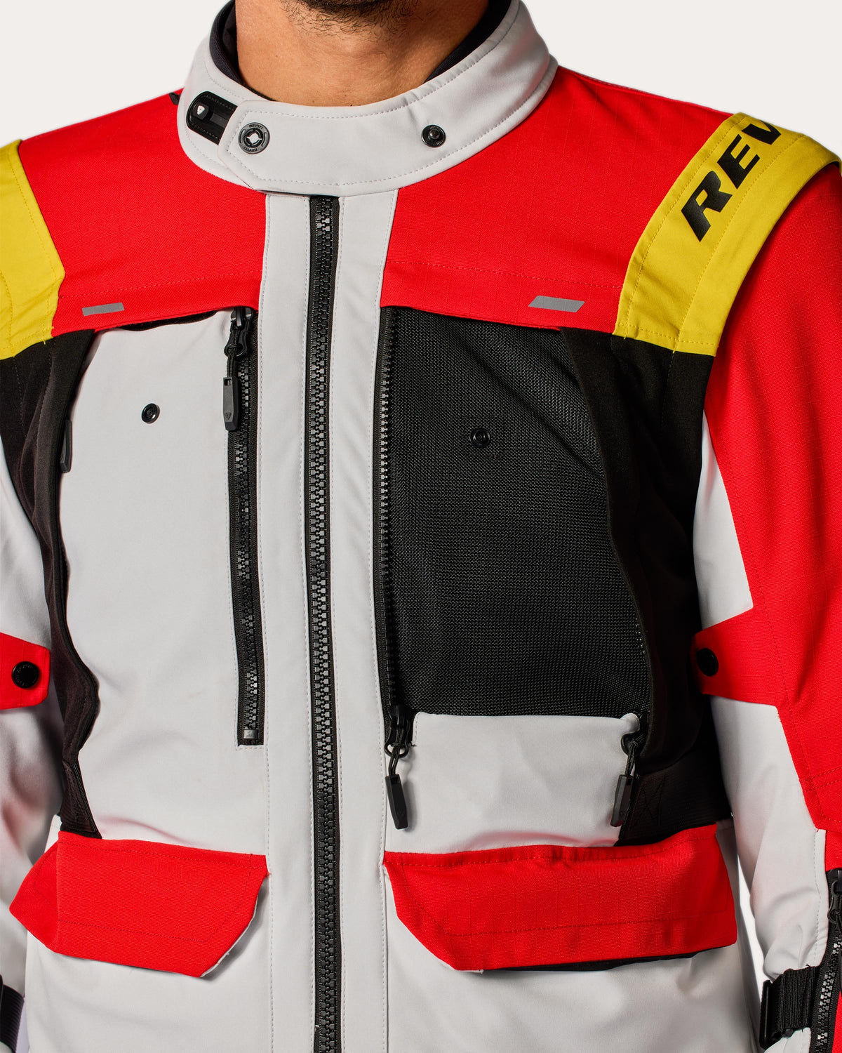 Jacket Offtrack 3 H2O | Red-White - Detail