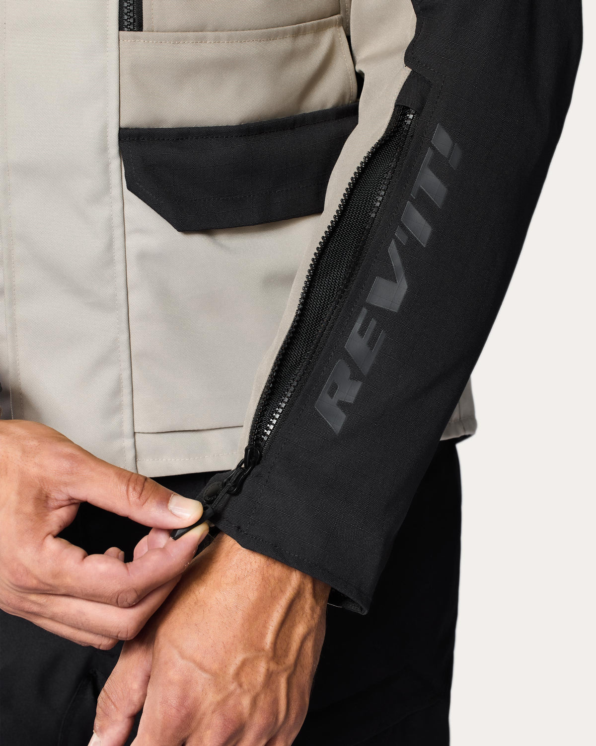 Jacket Outback 5 H2O | Black-Neon Yellow - Detail