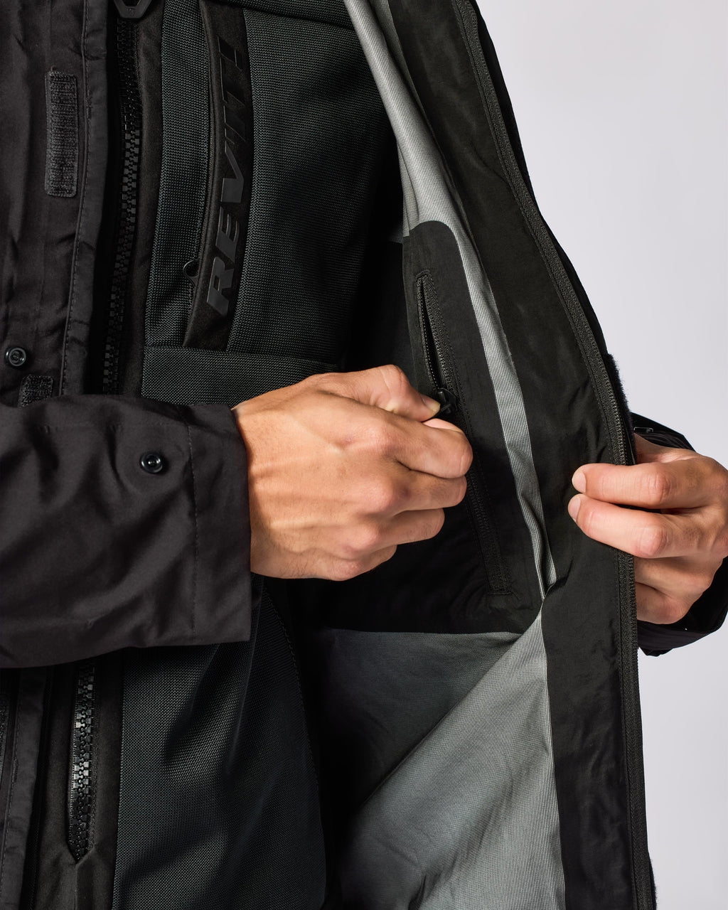 Jacket Highcrest H2O | Sand - Detail