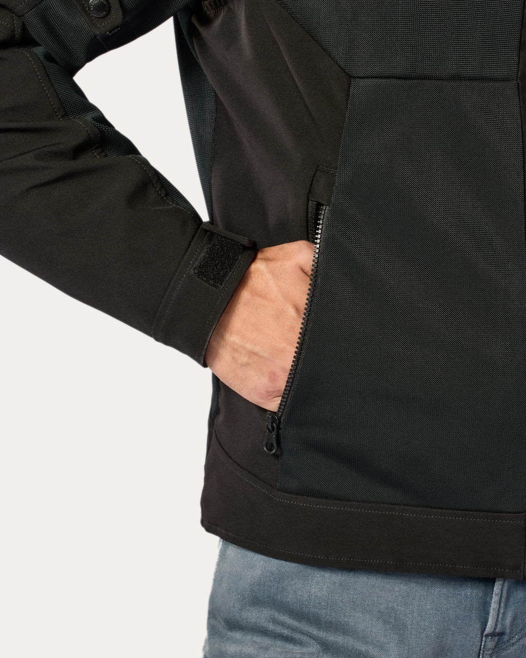 Jacket Highcrest H2O | Black - Detail