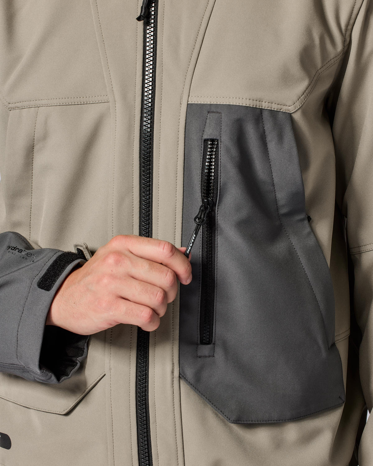 Jacket Boson | Sand-Grey - Detail