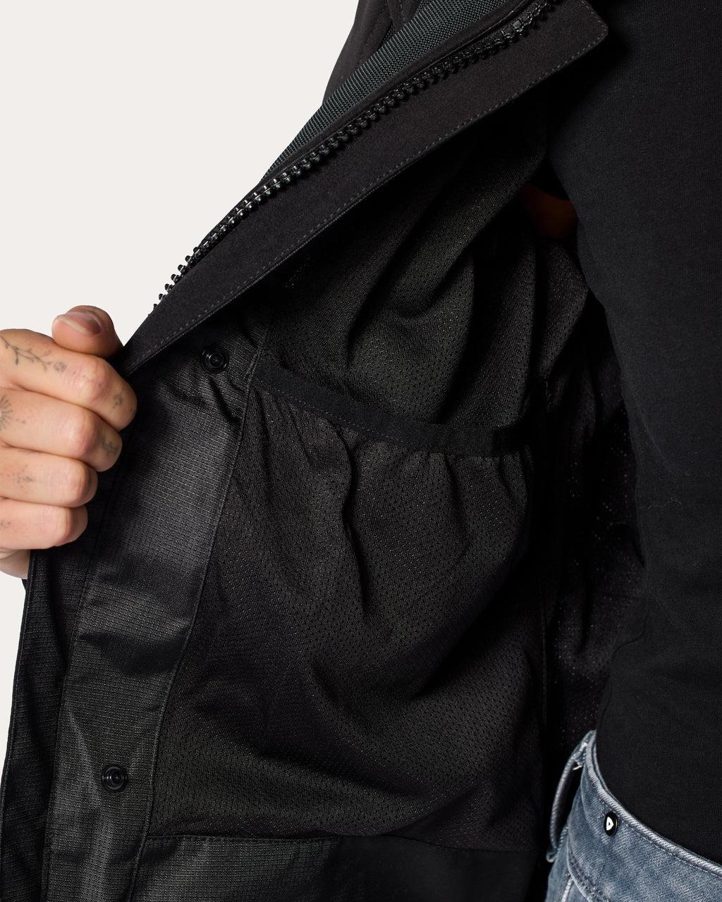 Jacket Highcrest H2O Ladies | Silver - Detail