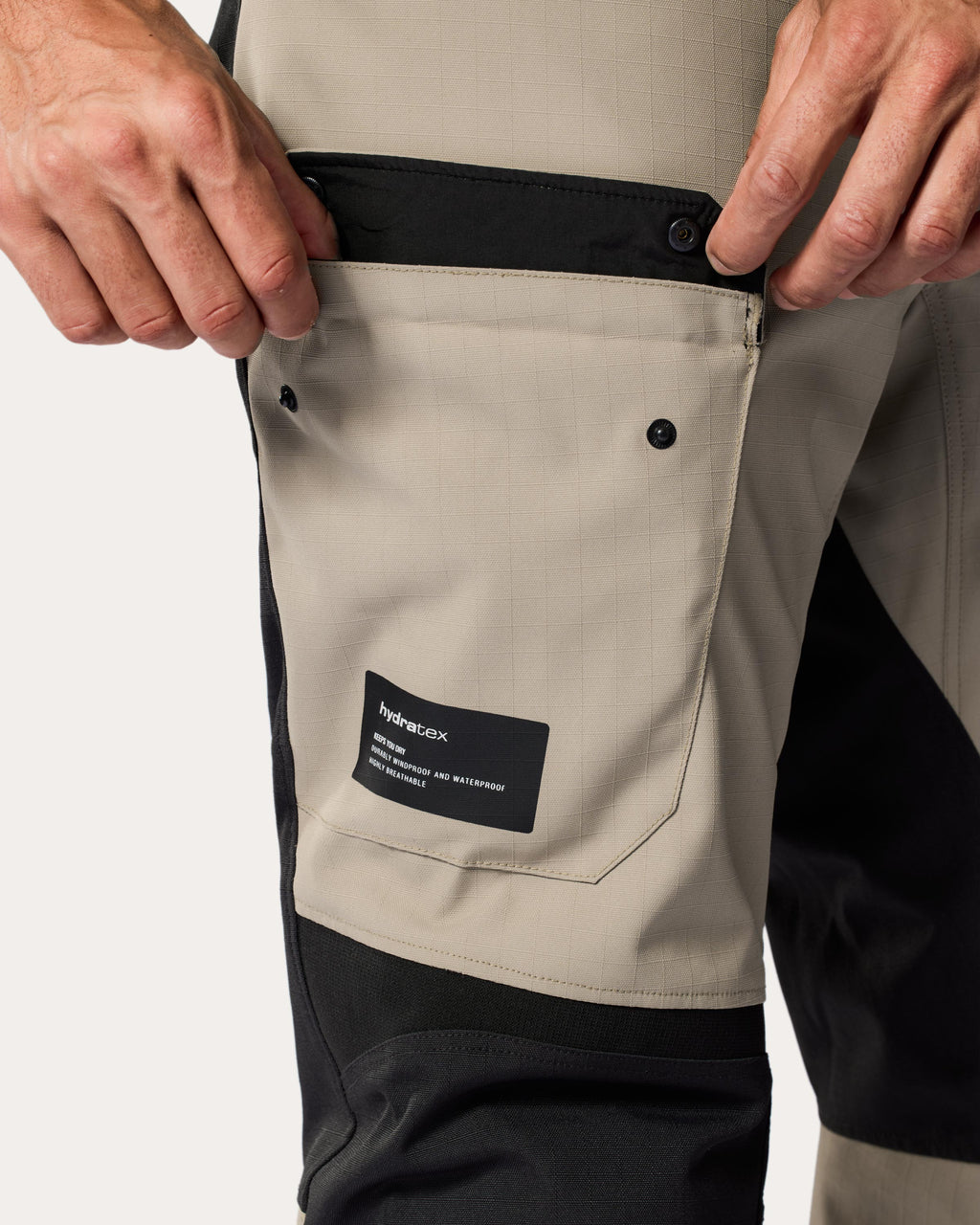 Pants Convergent H2O | Sand-Black - Detail