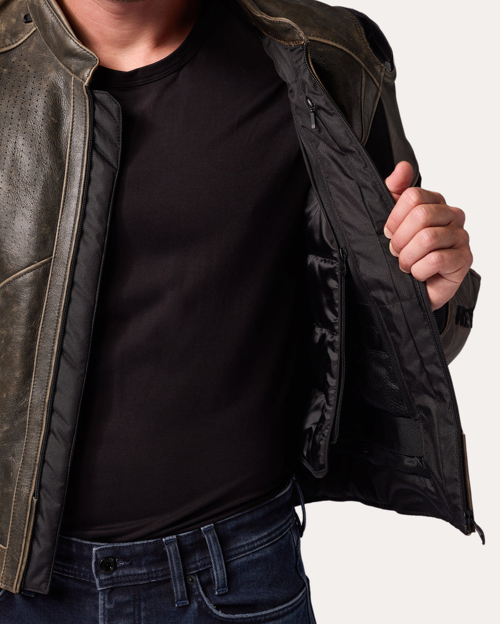 Jacket Parallax | Brown - Detail