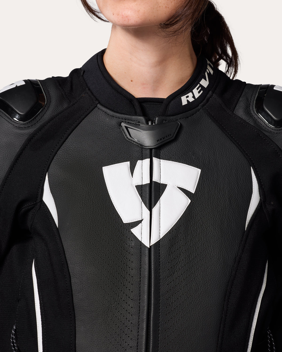 Jacket Xena 4 Pro Ladies | Black-White - Detail