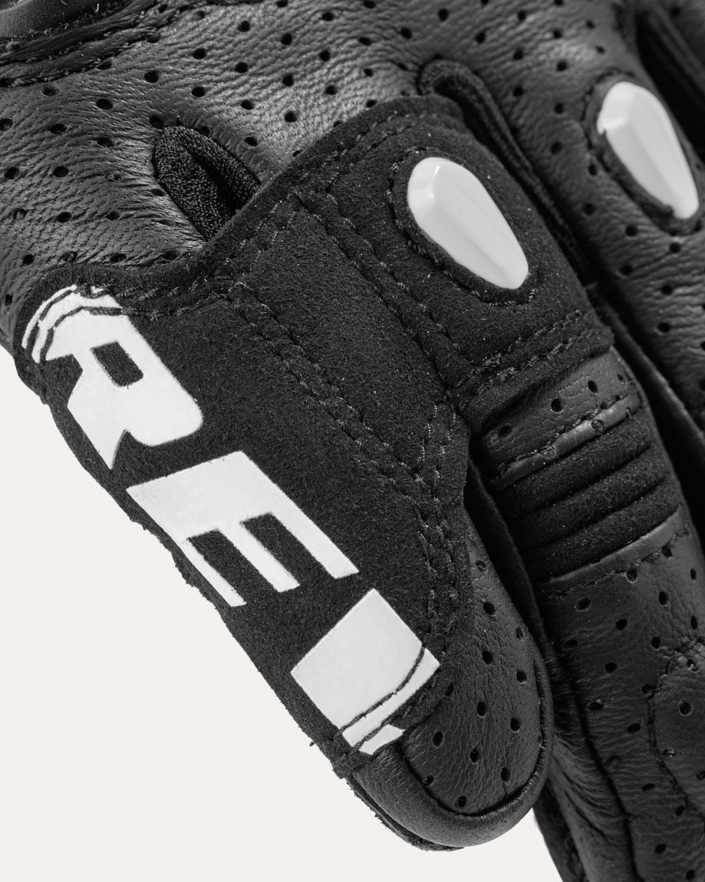 Gloves Positron | Black-White - Detail
