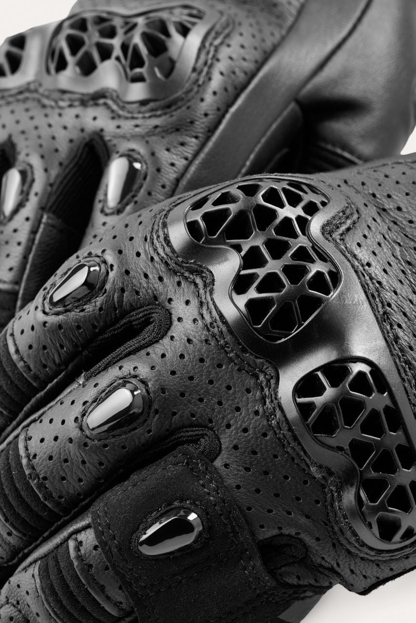 Gloves Positron | Black-Red - Detail