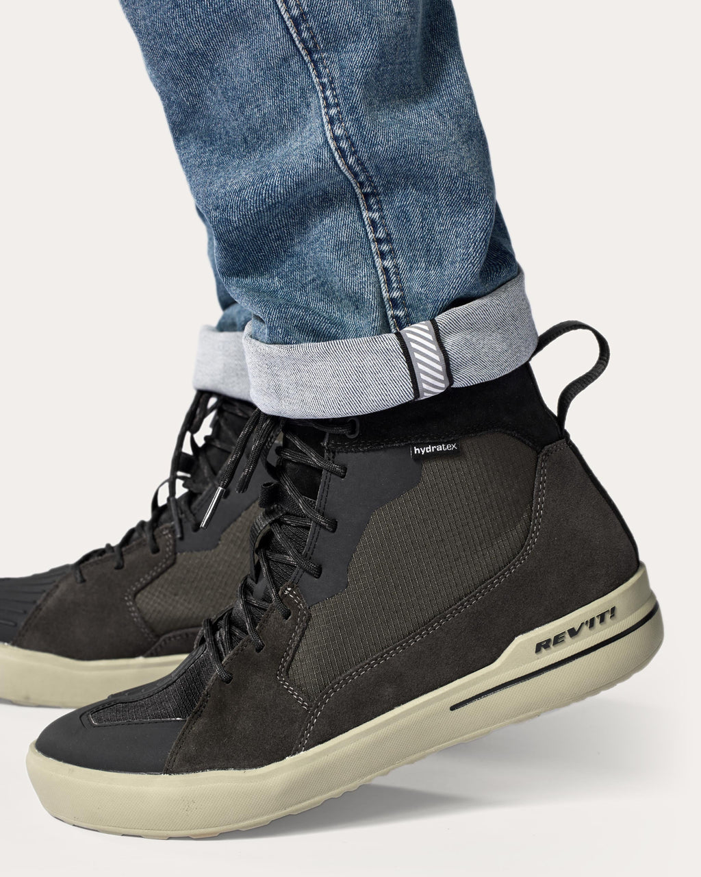 Jeans Detroit 3 Tapered | Dark Black Stone - Detail