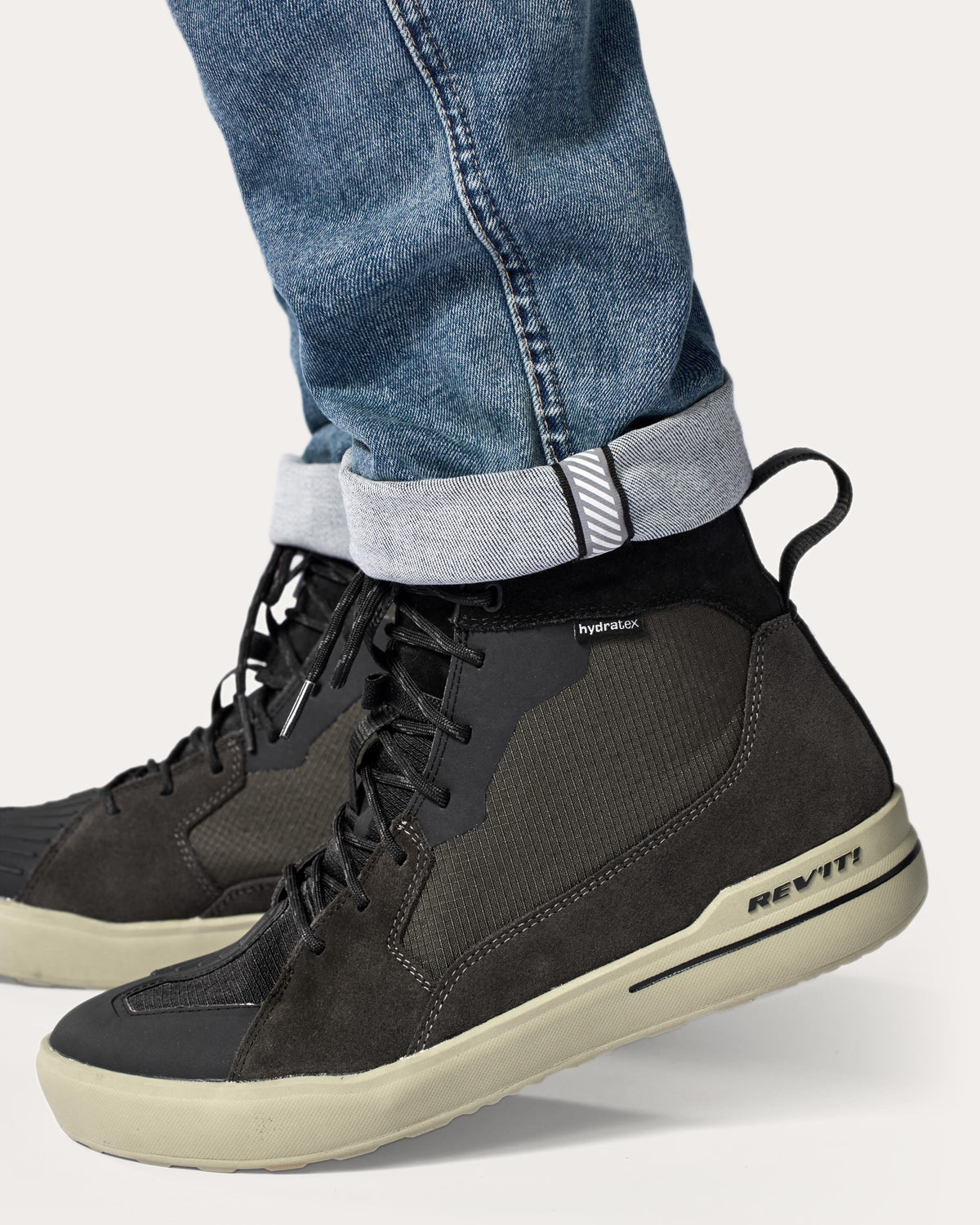 Jeans Detroit 3 Tapered | Dark Black Stone - Detail