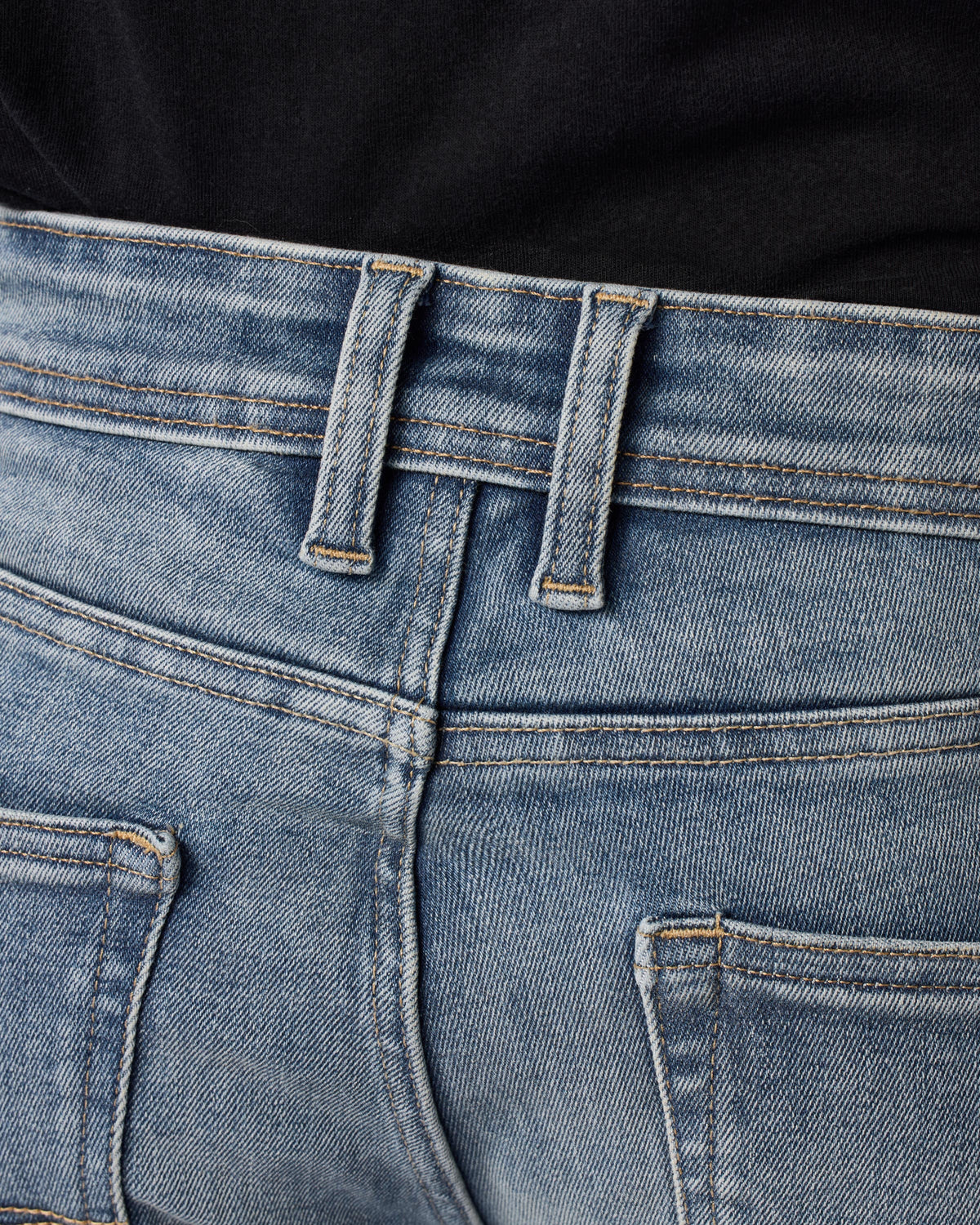 Jeans Detroit 3 Tapered | Dark Blue Used - Detail