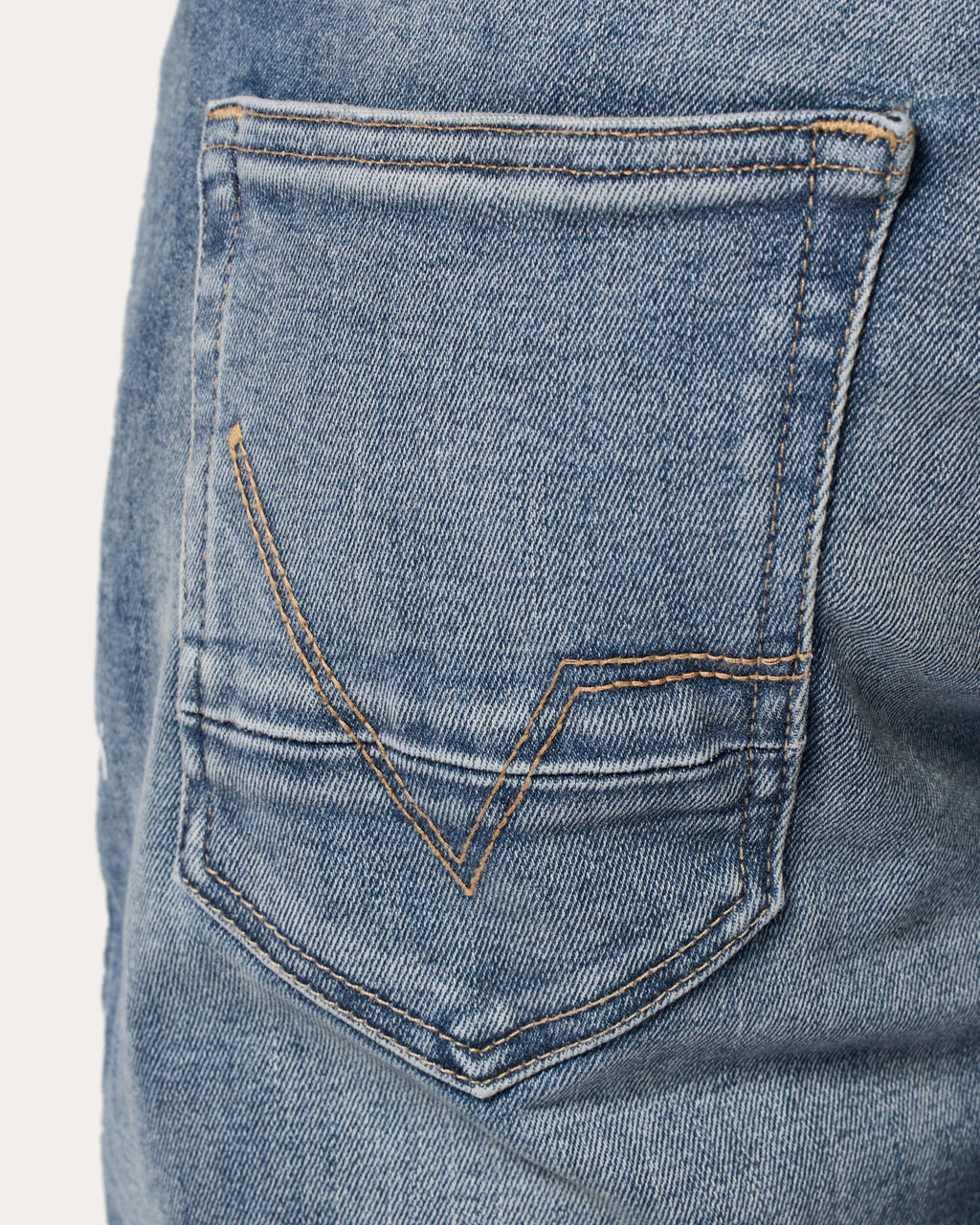 Jeans Detroit 3 Tapered | Dark Blue Used - Detail