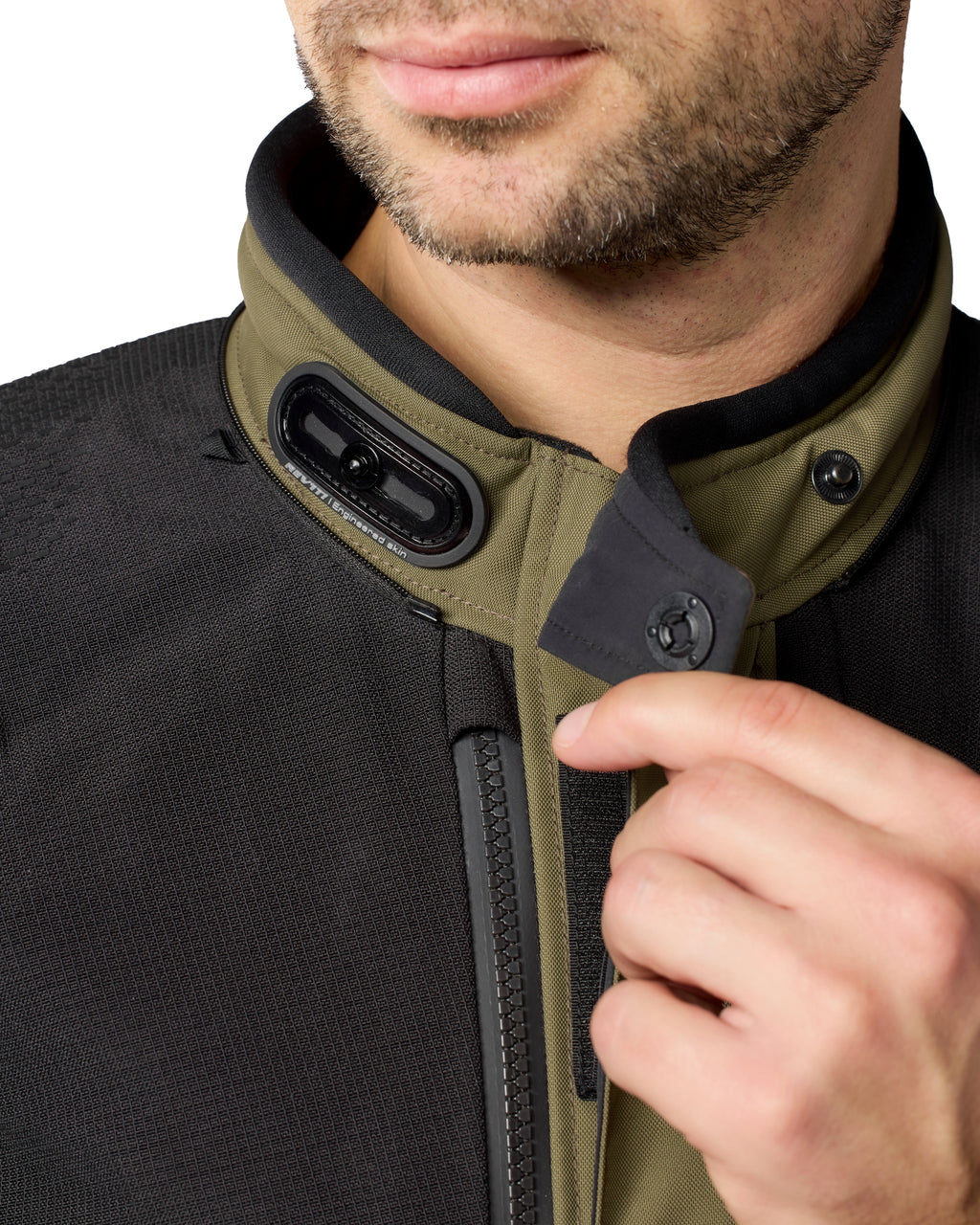 Jacket Dominator 3 GTX | Black-Dark Green - Detail