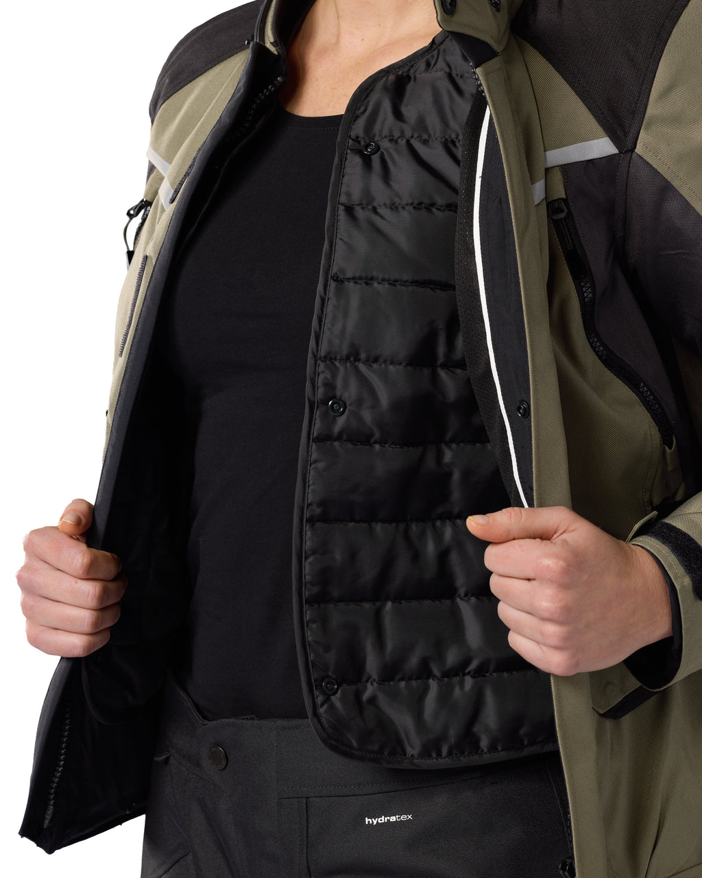 Jacket Voltiac 3 H2O Ladies | Camo Blue - Detail