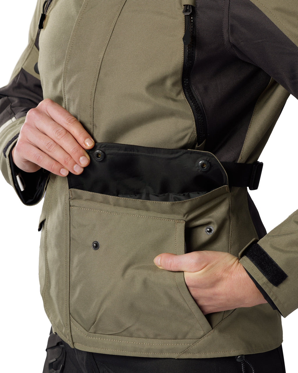 Jacket Voltiac 3 H2O Ladies | Black-Silver - Detail