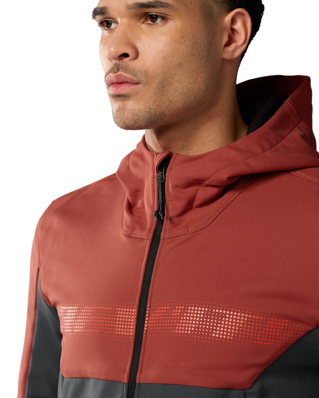 Hoodie Parabolica 2 | Sand-Sand - Detail