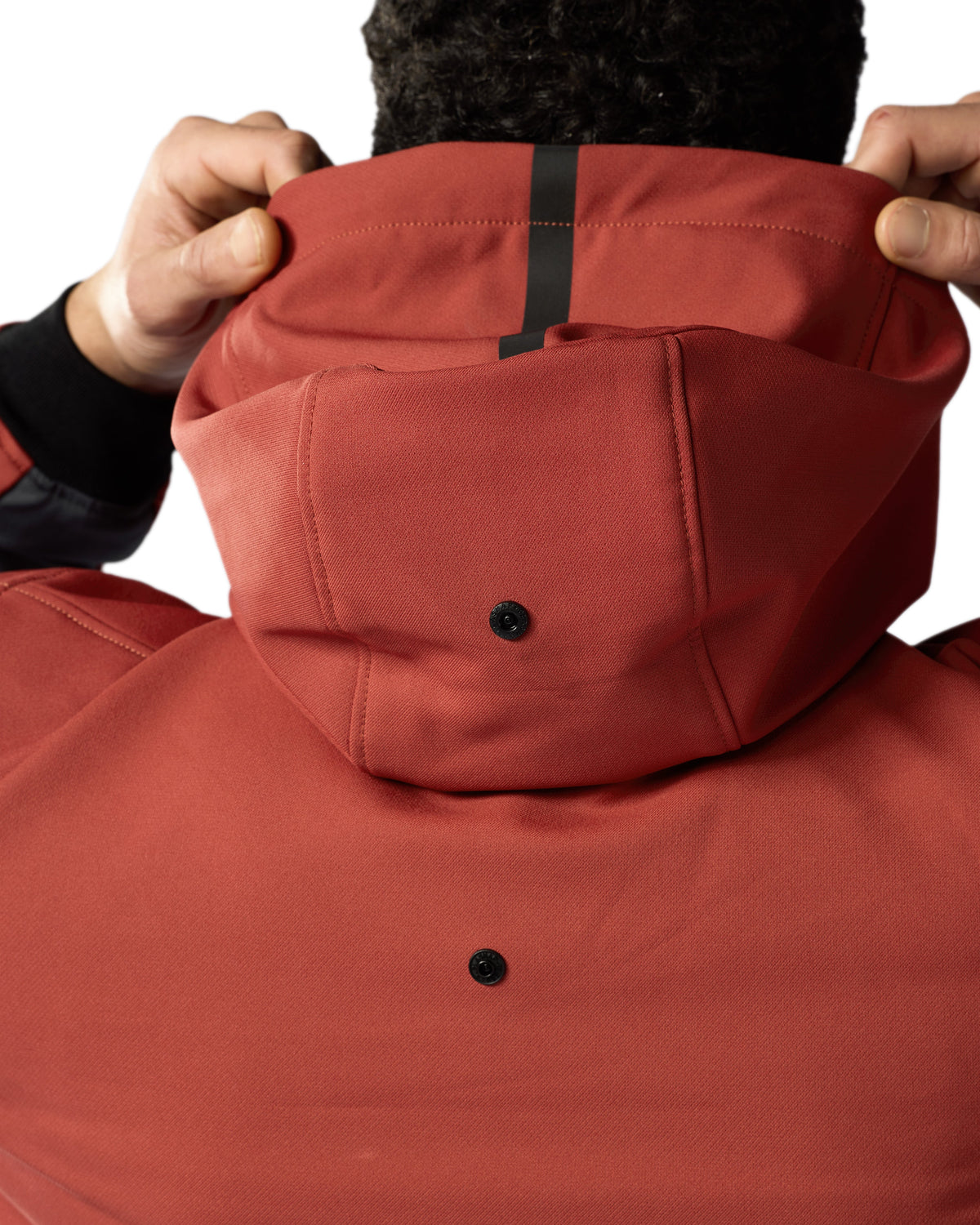 Hoodie Parabolica 2 | Sand-Sand - Detail