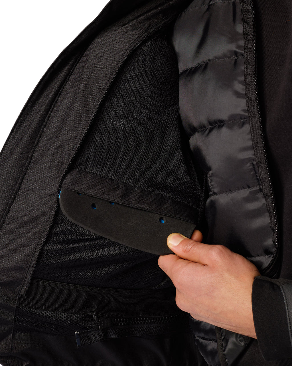 Jacket Automate | Black-Neon Red - Detail