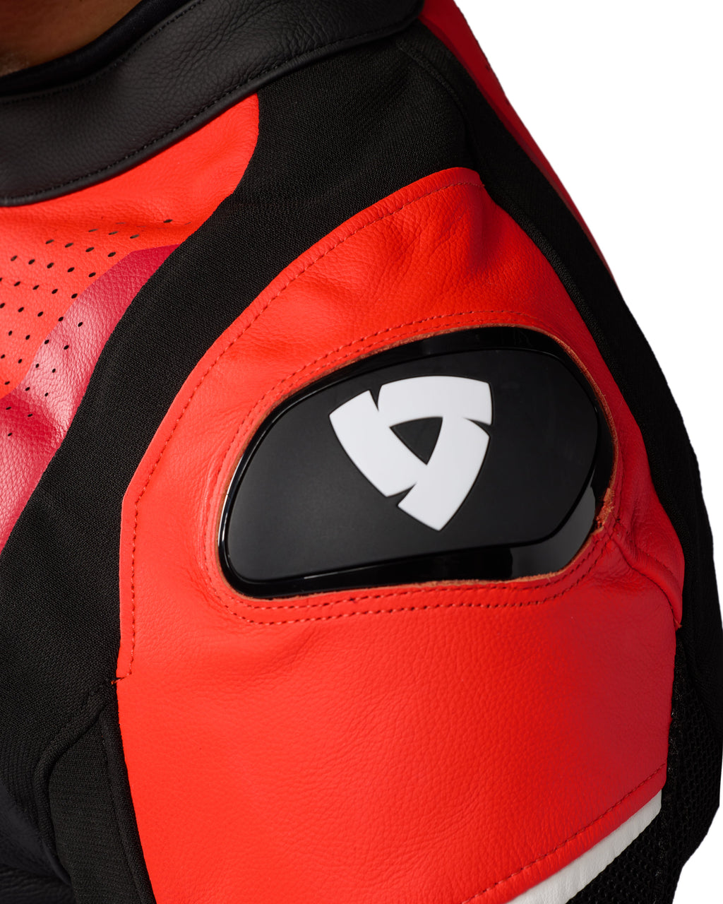 Jacket Automate | Black-Neon Red - Detail