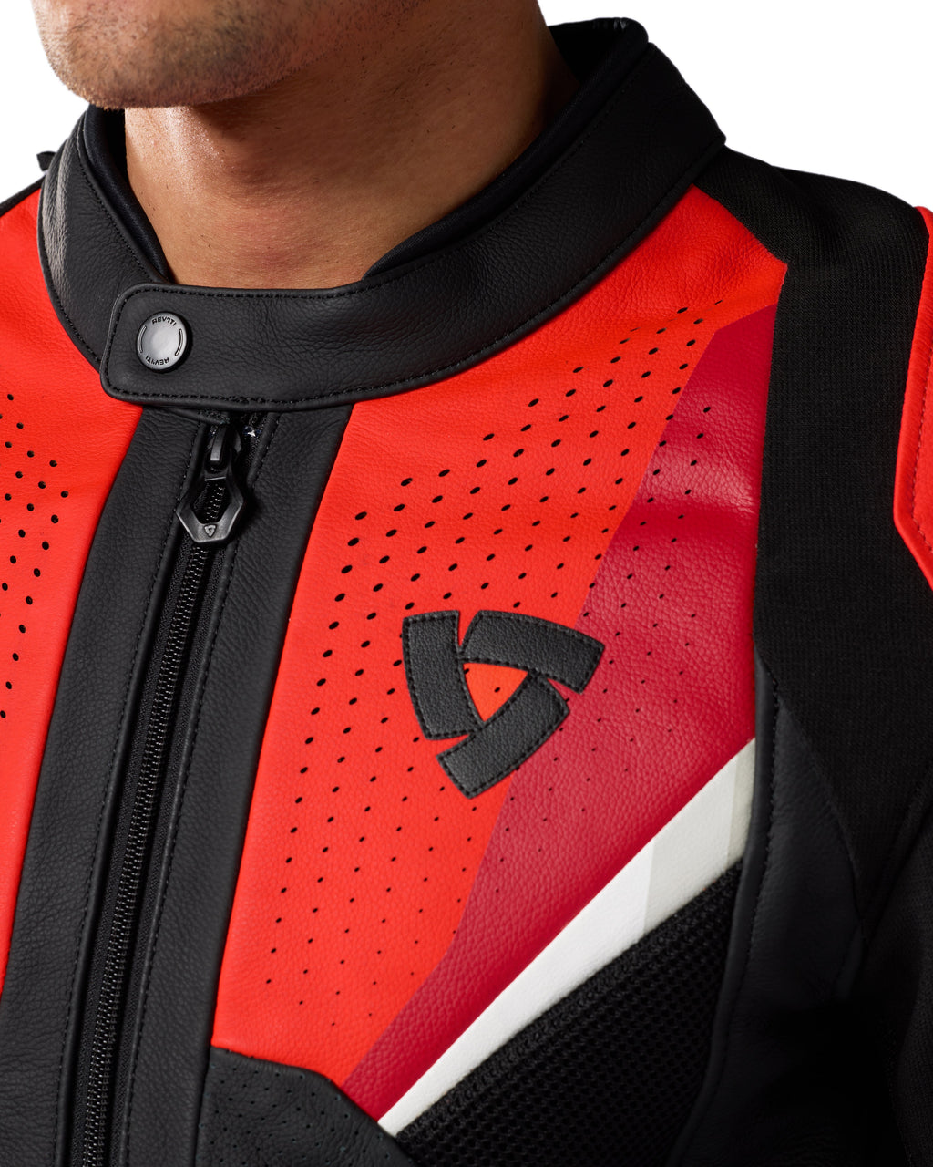 Jacket Automate | Black-Neon Red - Detail