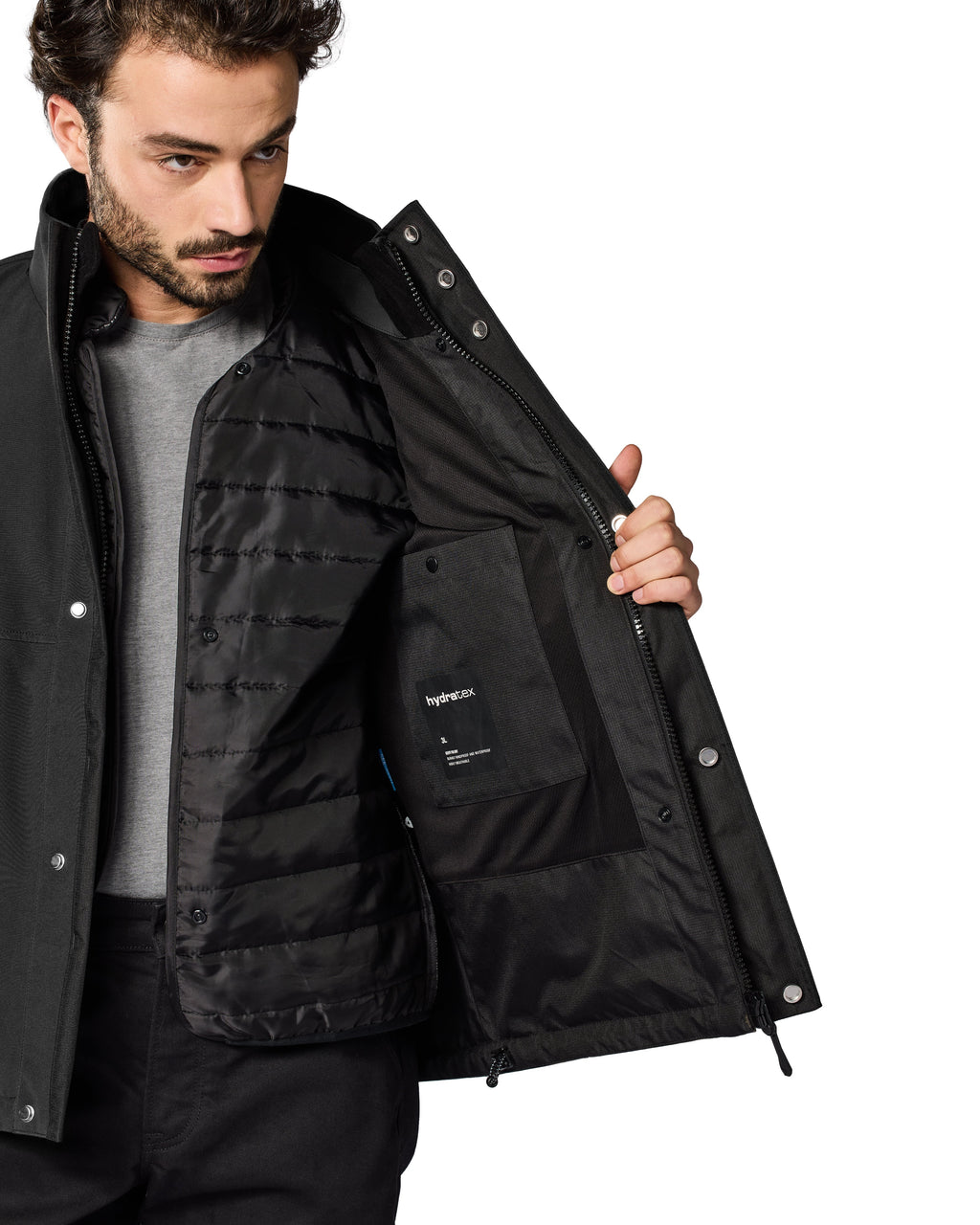Jacket Arbor H2O | Black - Detail
