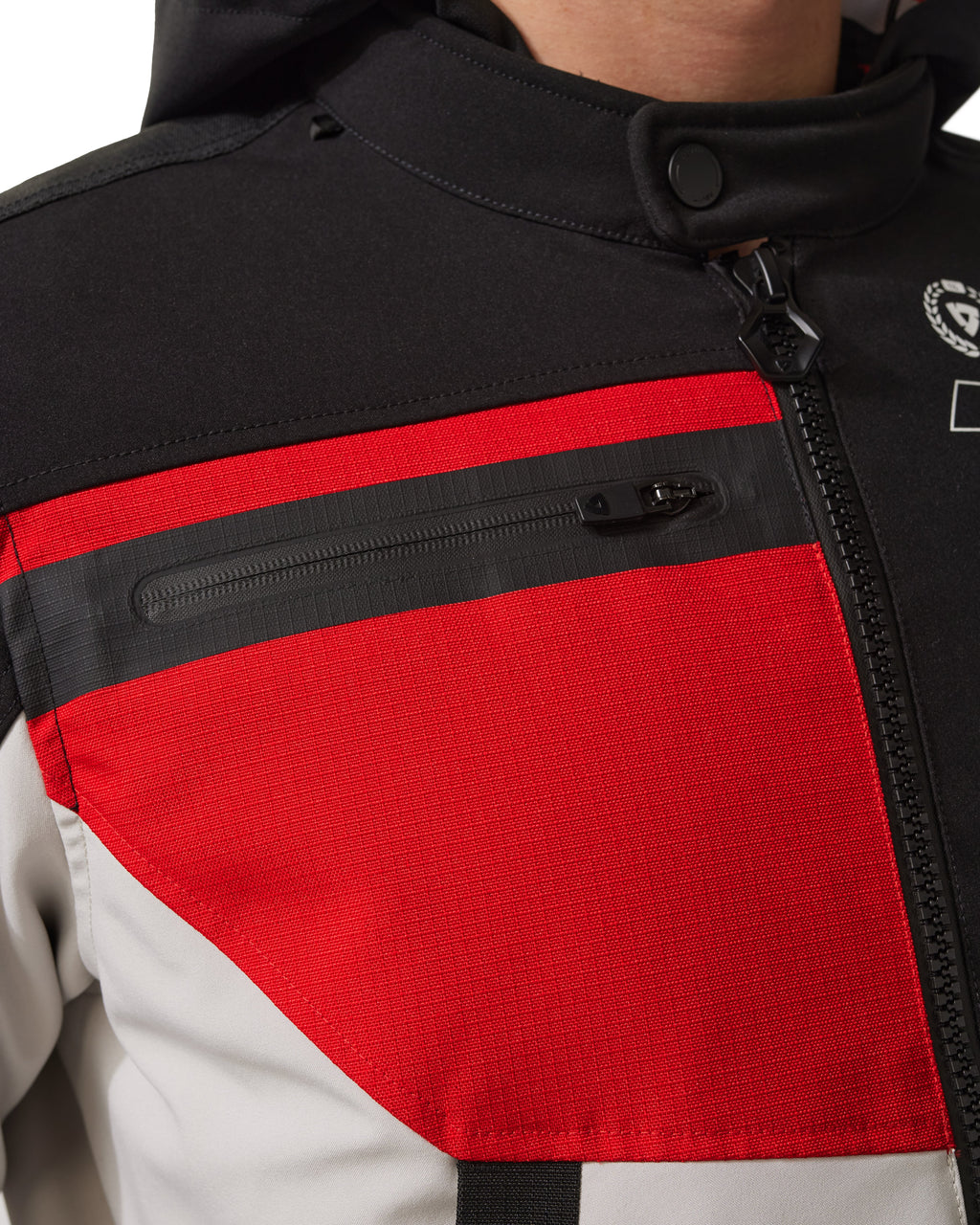 Jacket Haste H2O | Black-Red - Detail