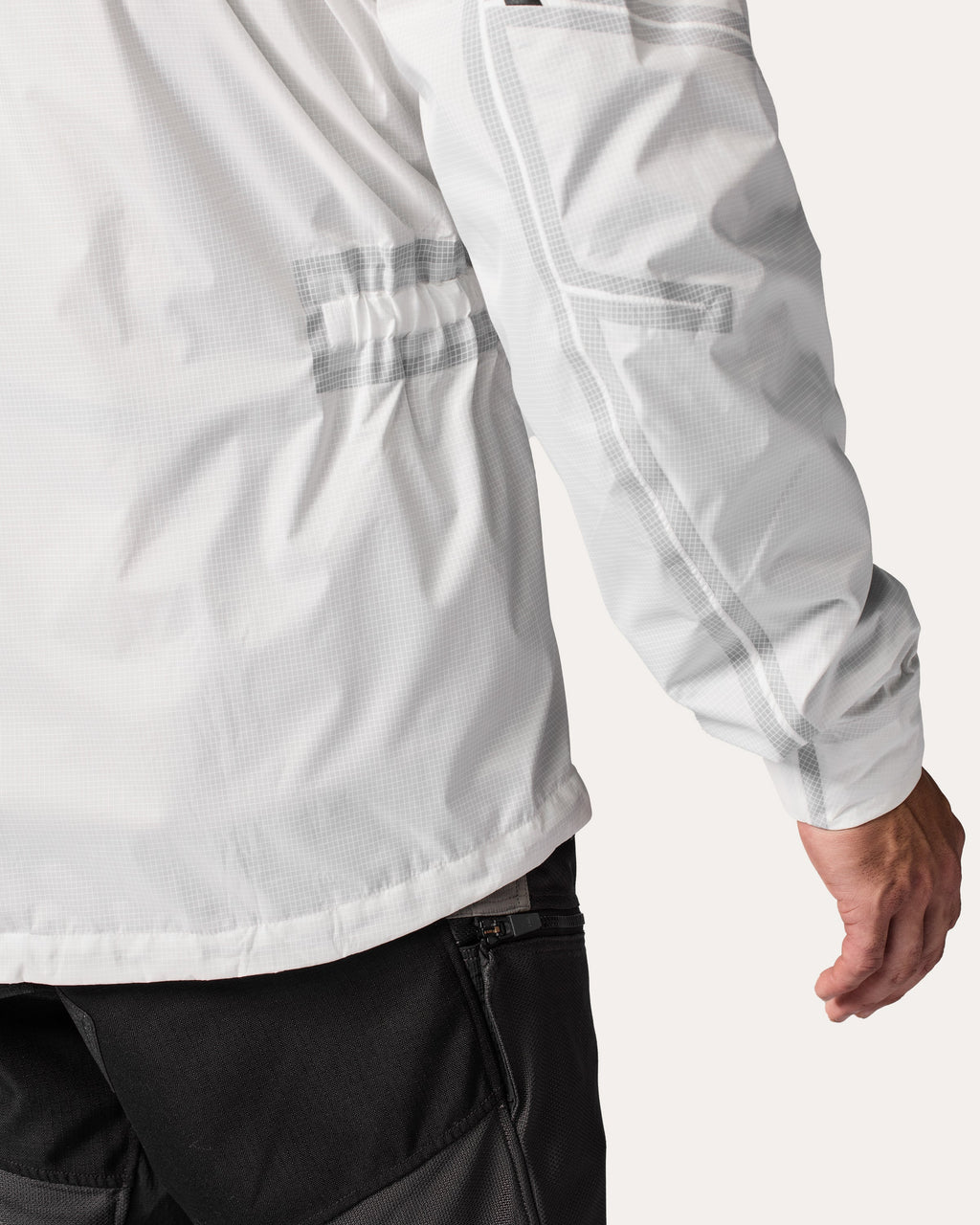 Rain Jacket Barrier 2 H2O | White - Detail