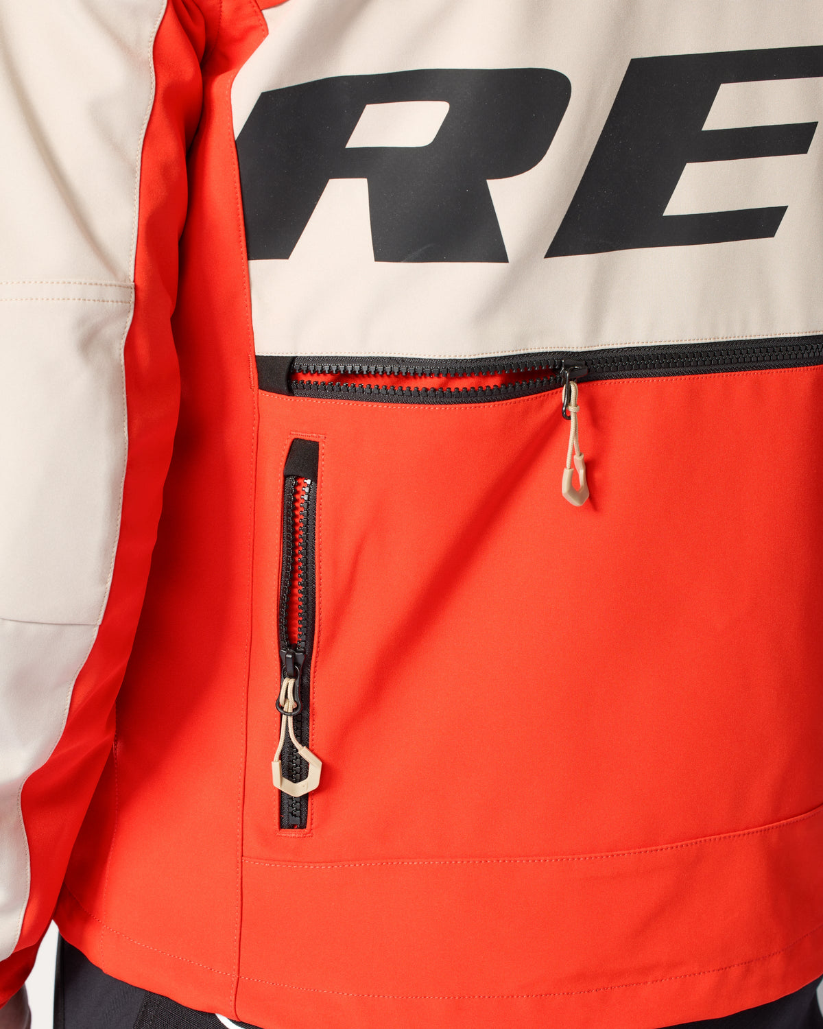 Jacket Morocco | Sand-Red - Detail