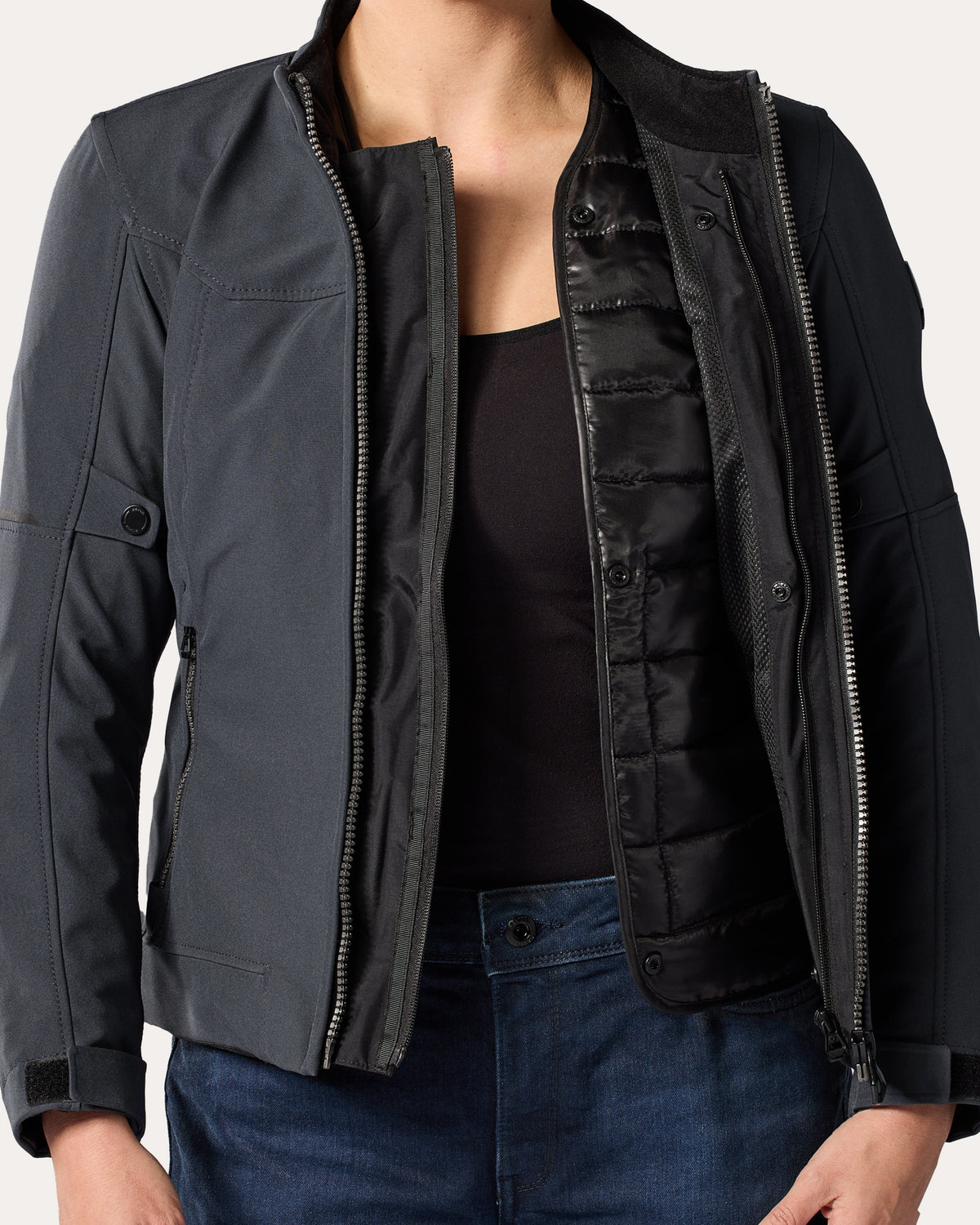 Jacket Shade 2 H2O Ladies | Dark Blue - Detail