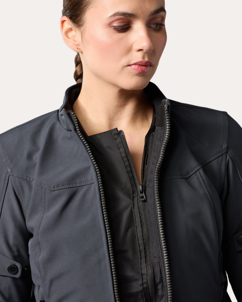 Jacket Shade 2 H2O Ladies | Dark Blue - Detail