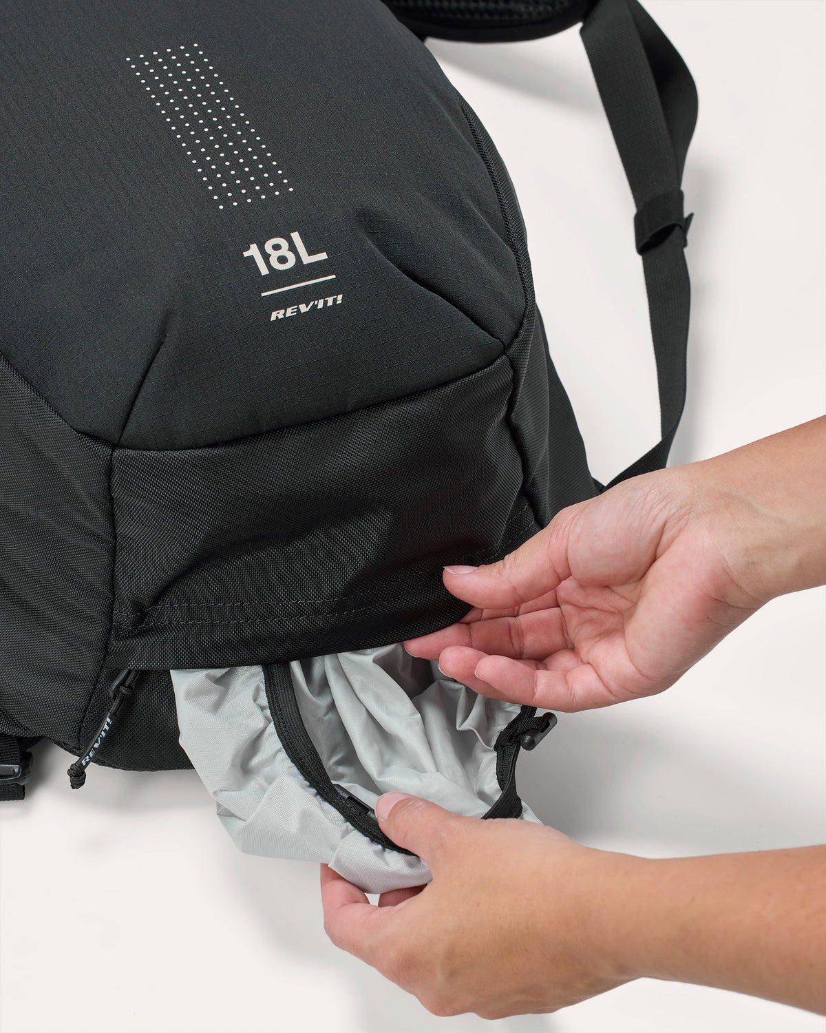 Backpack Traject | Black-Red - Detail