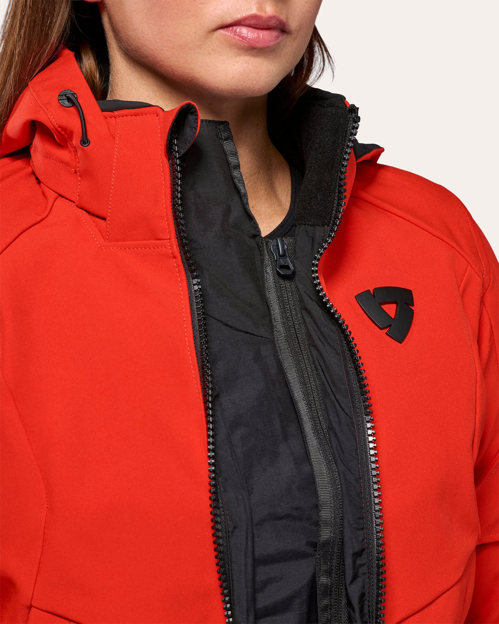 Jacket Afterburn 2 H2O Ladies | Red - Detail
