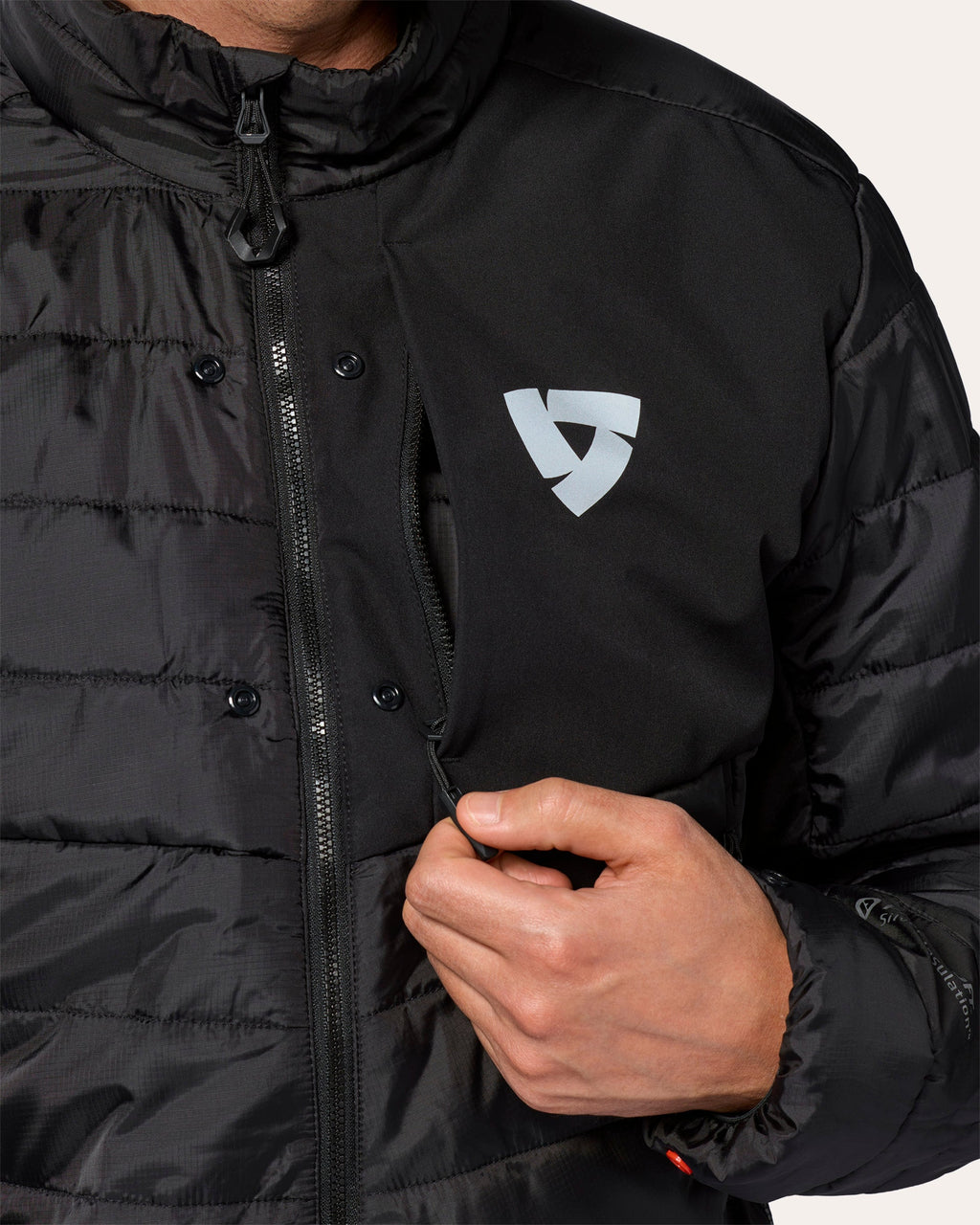 Jacket Defender 4 GTX | Anthracite-Red - Detail