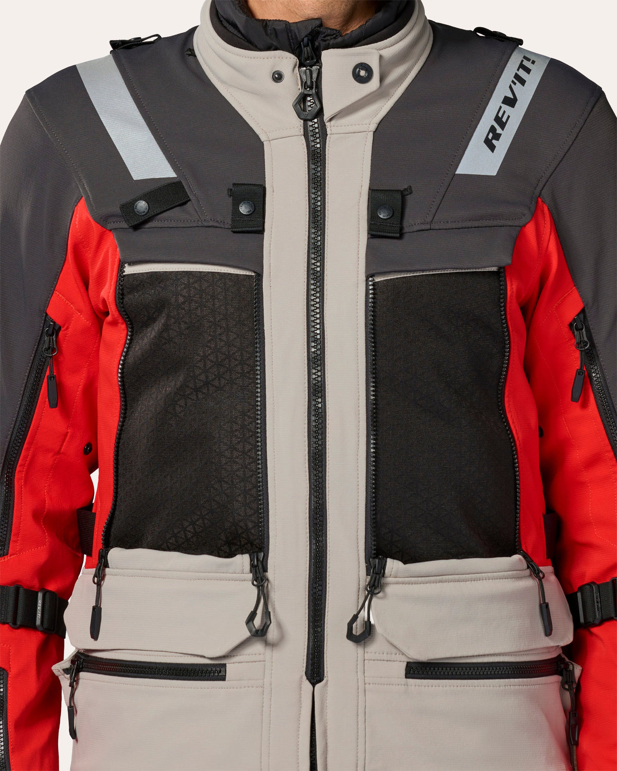 Jacket Defender 4 GTX | Black-Ocher Yellow - Detail