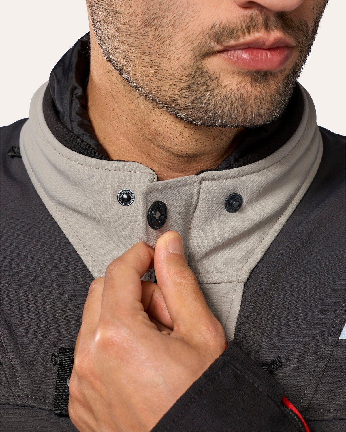 Jacket Defender 4 GTX | Black-Ocher Yellow - Detail