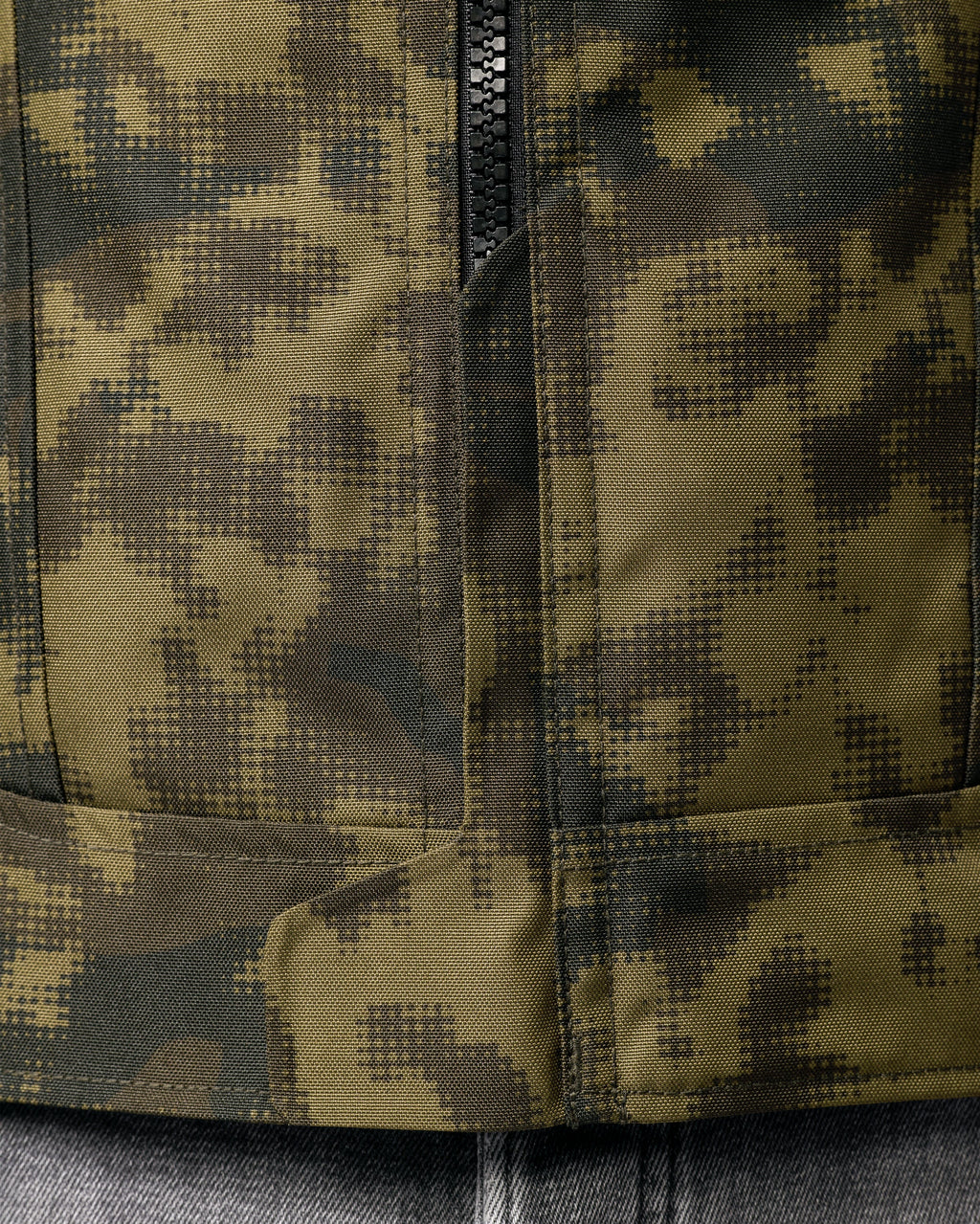 Jacket Flare 3 H2O | Camo Dark Green - Detail
