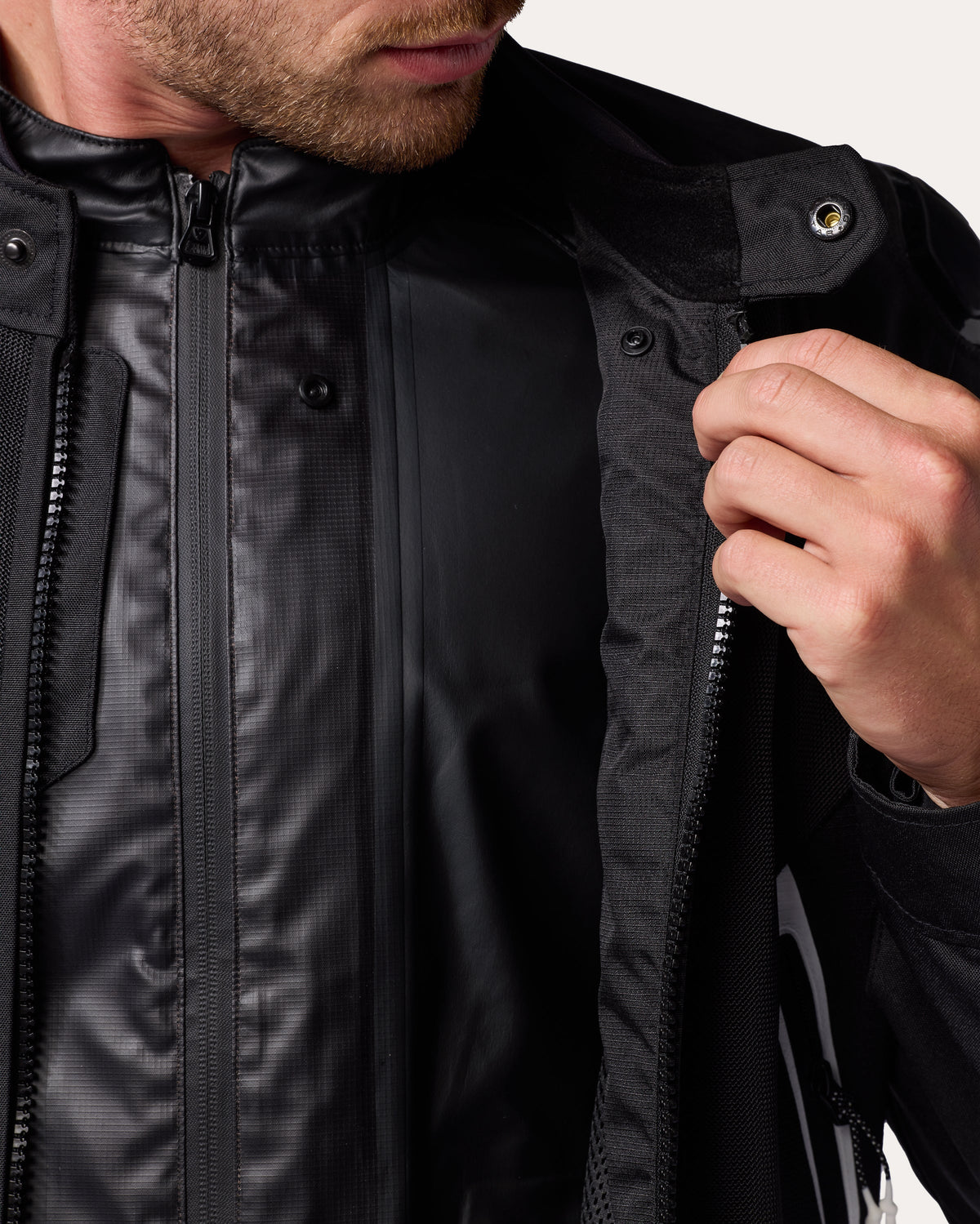 Jacket Control Air H2O | White-Black - Detail