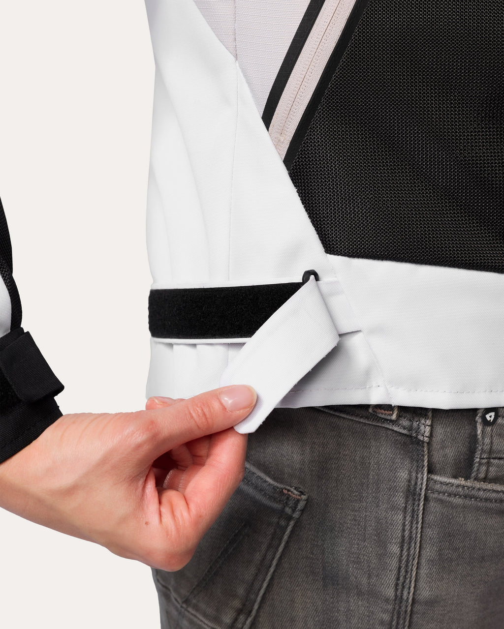 Jacket Control Air H2O Ladies | Black-White - Detail