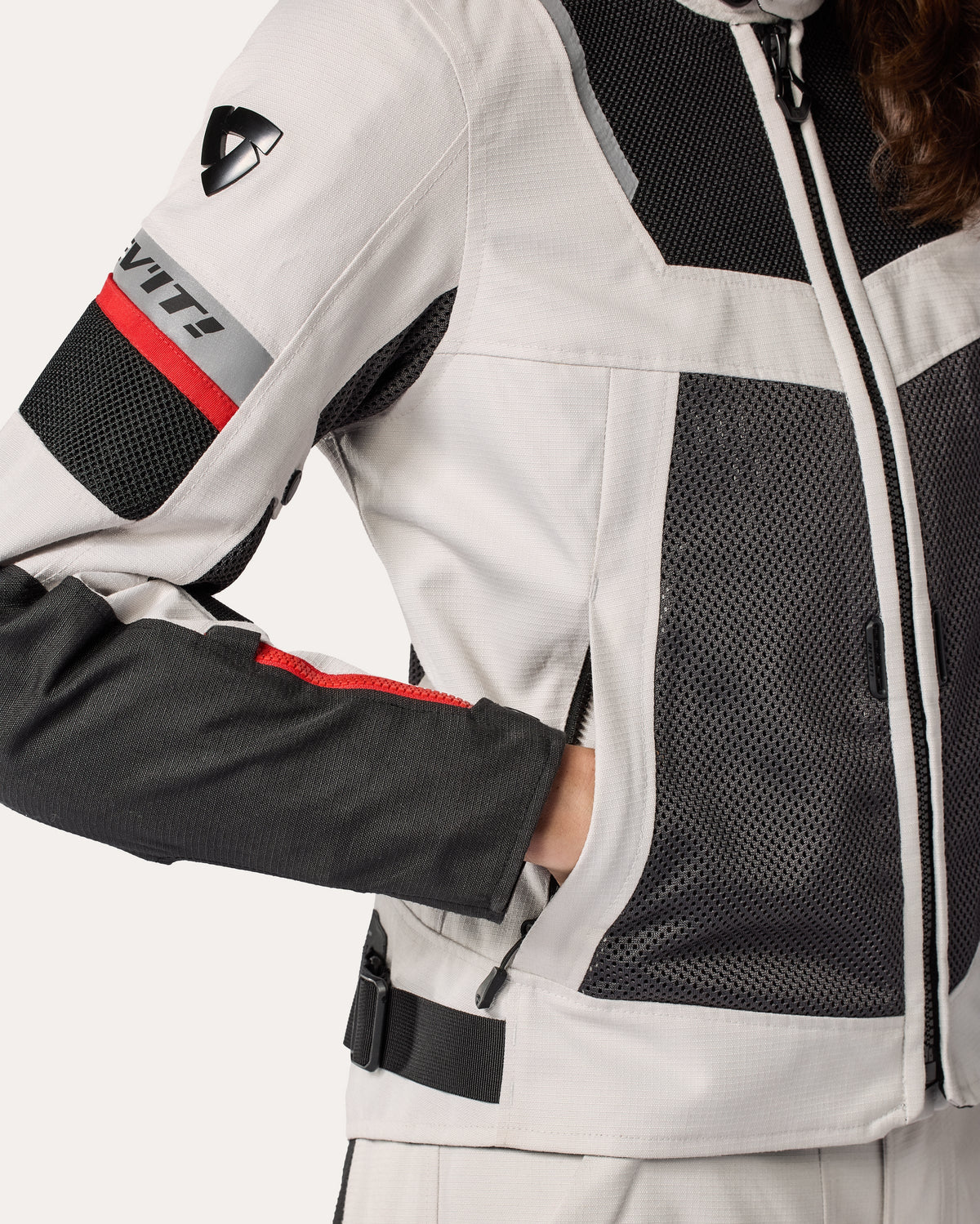 Jacket Tornado 4 H2O Ladies | Black-Anthracite - Detail