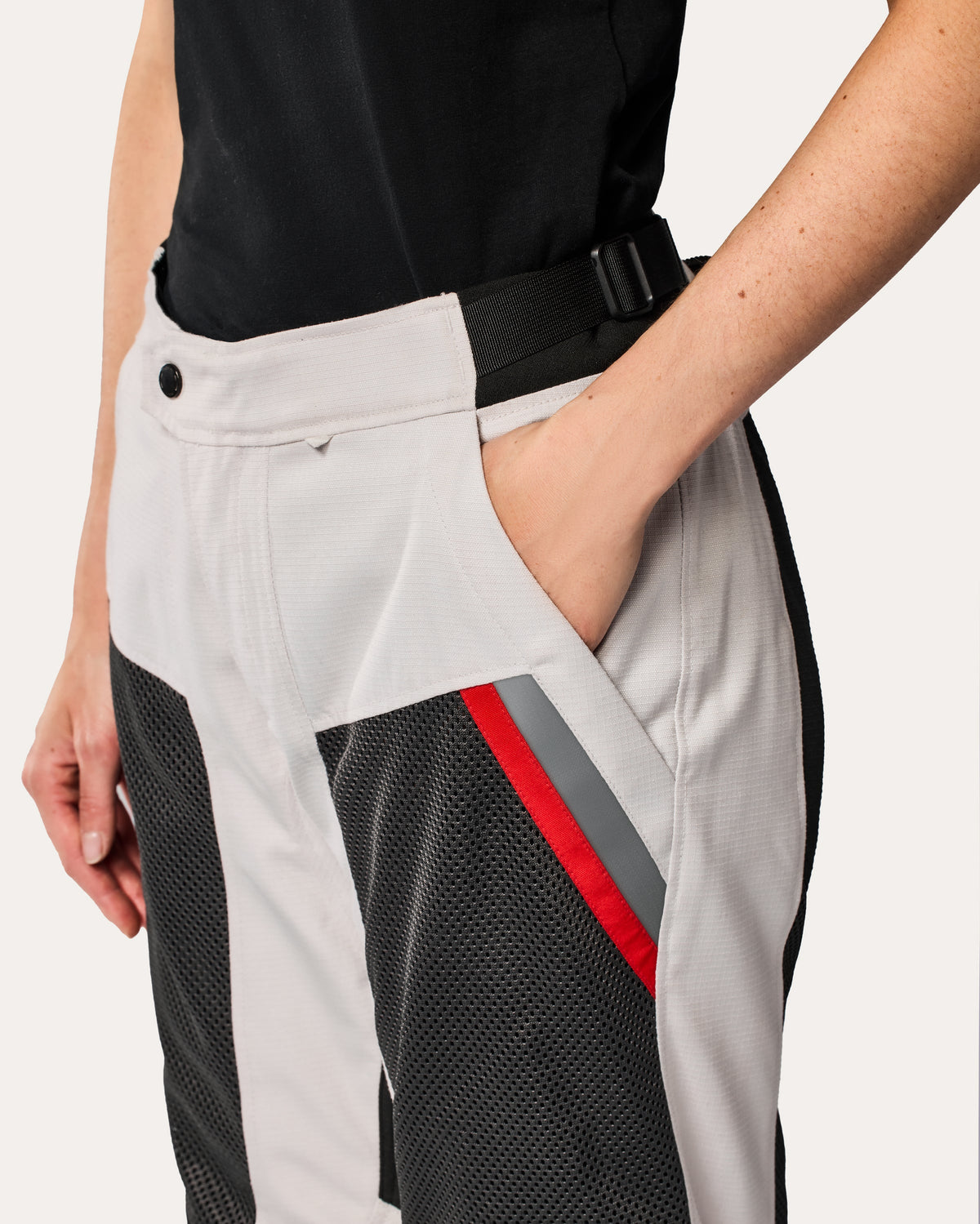 Pants Tornado 4 H2O Ladies | Silver-Black - Detail