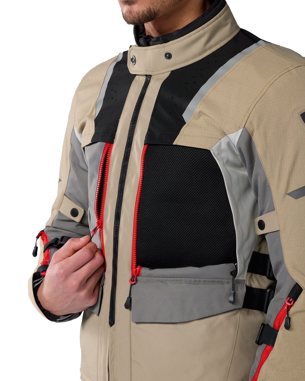 Jacket Offtrack 2 H2O | Black-Brown - Detail