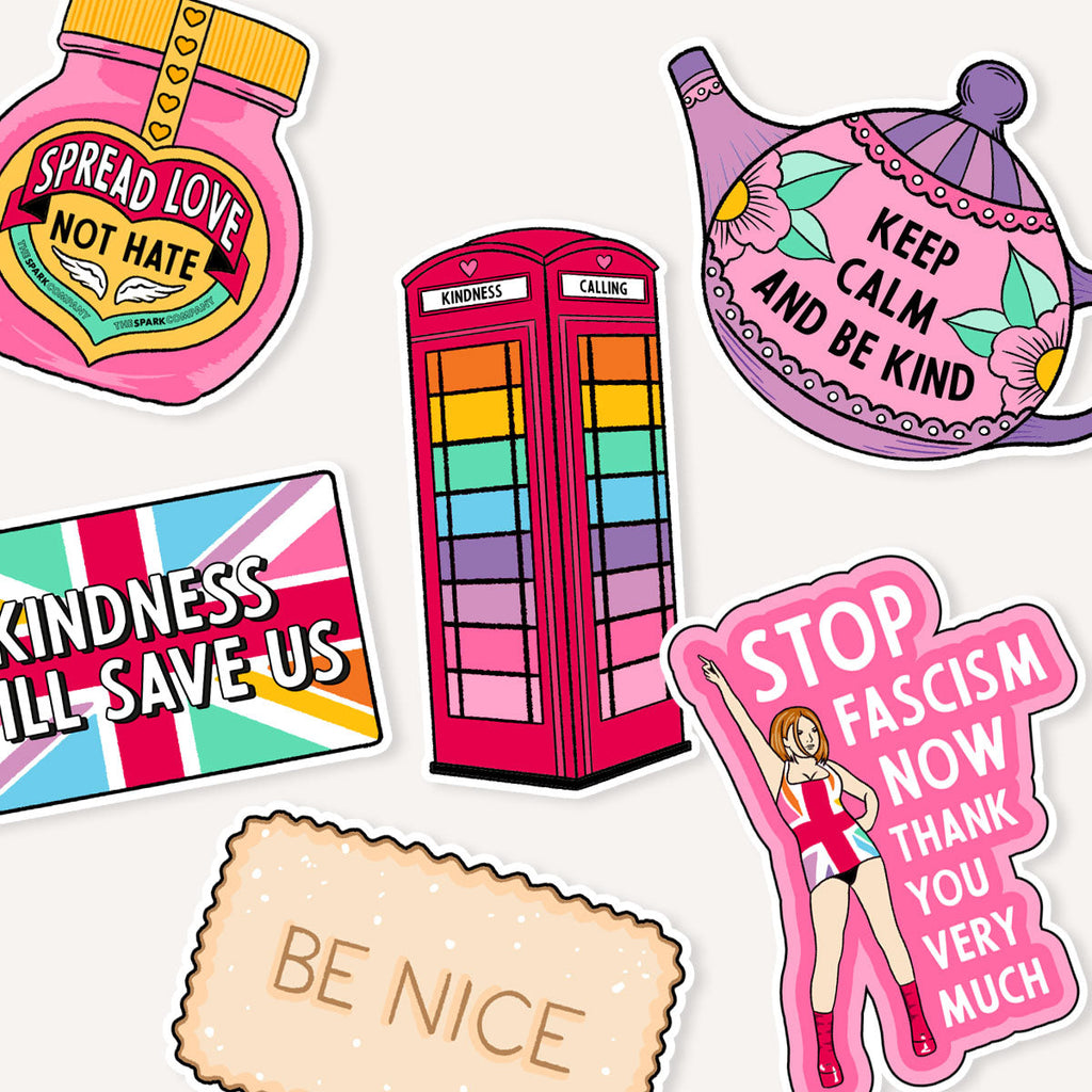 Pack de pegatinas «Larga vida a las reinas»