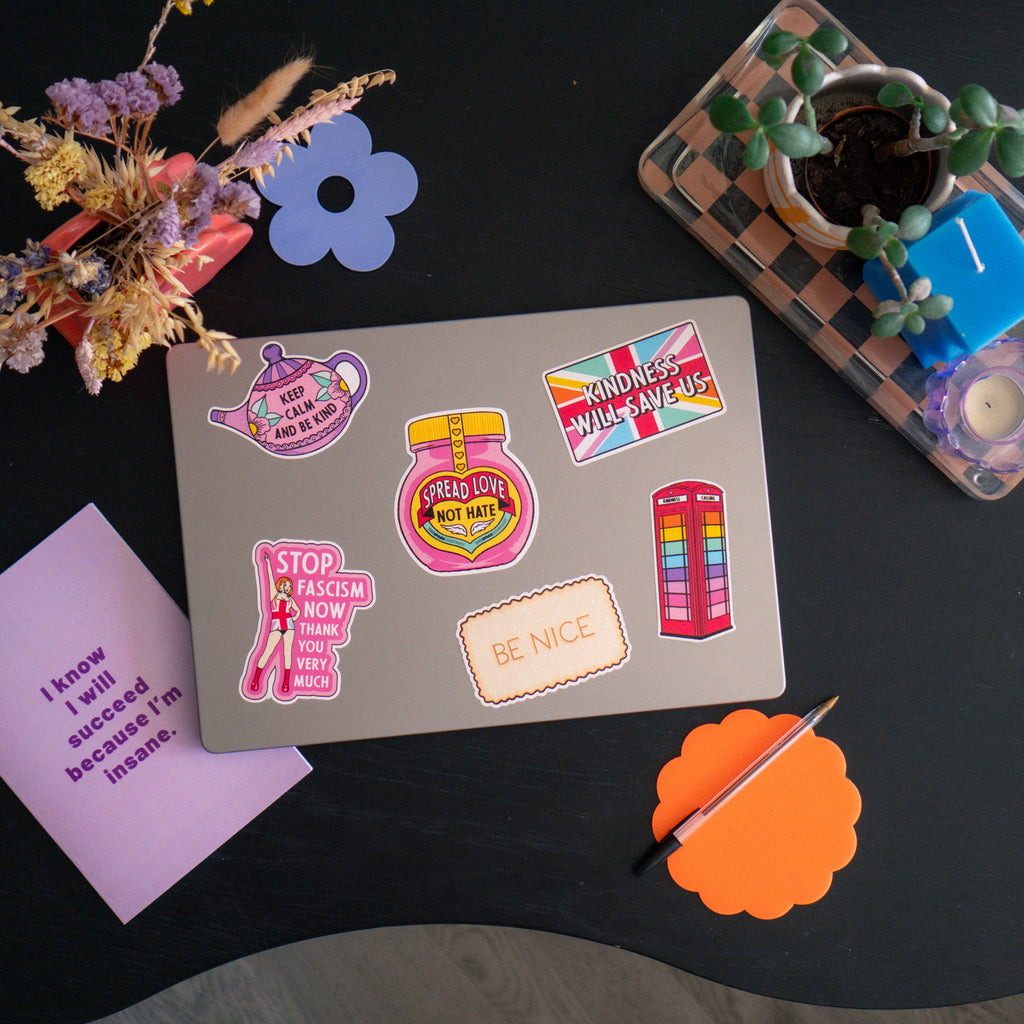 Pack de pegatinas «Larga vida a las reinas»