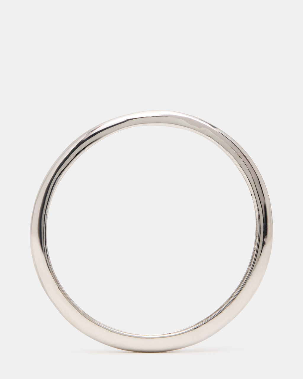 SKINNY BANGLE BAND Silver Women's Bracelet | Steve Madden